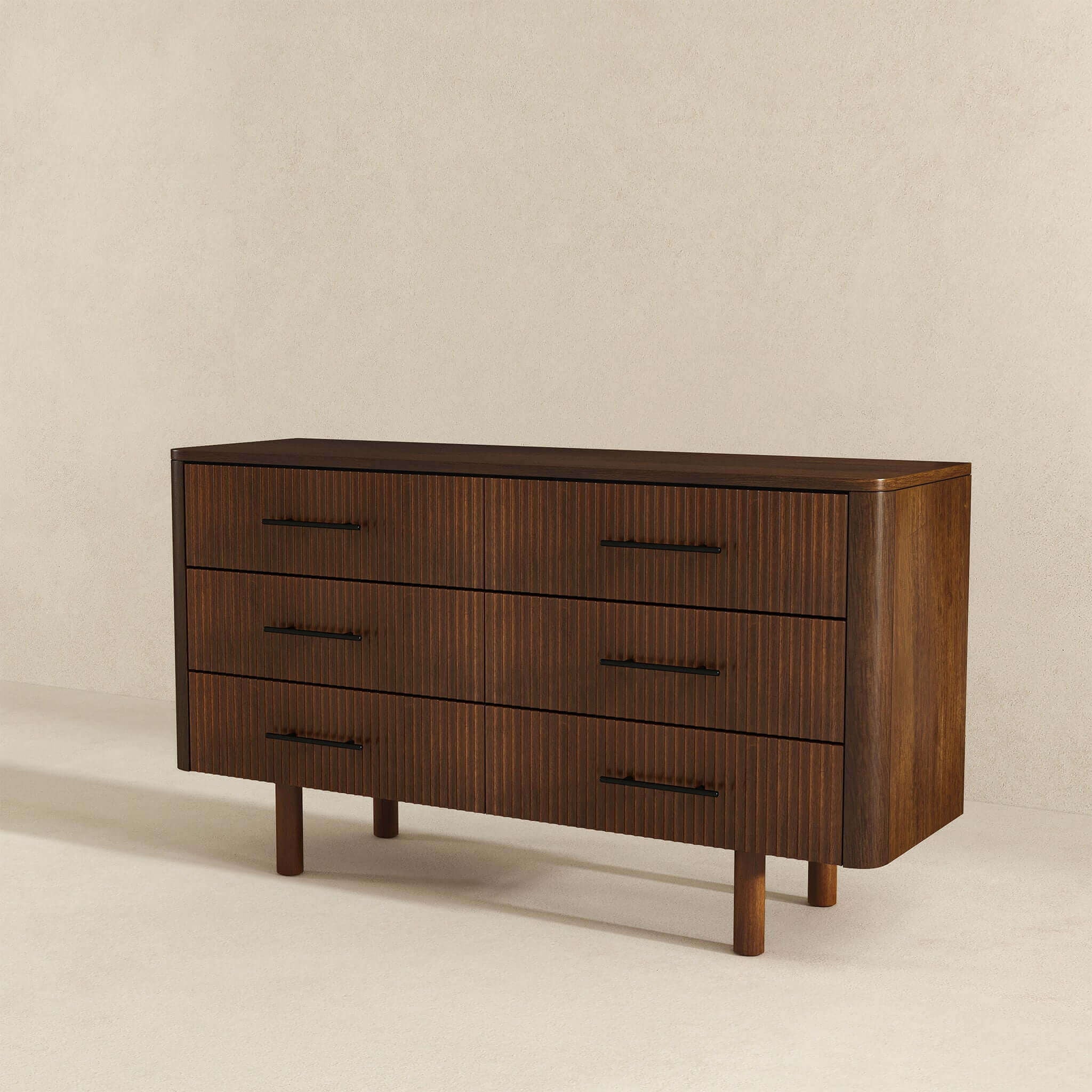 Logan - Dresser With 6 Drawers - Brown - Image 5