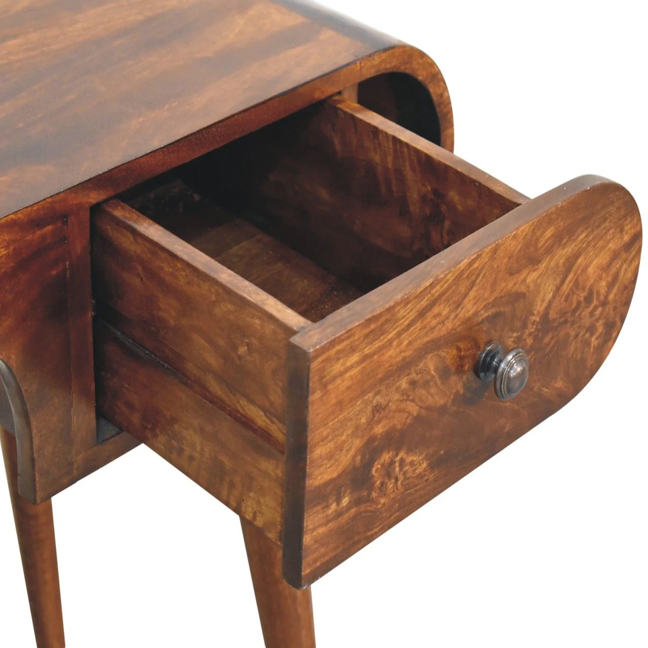 London - Arch Writing Desk - Dark Brown - Image 5