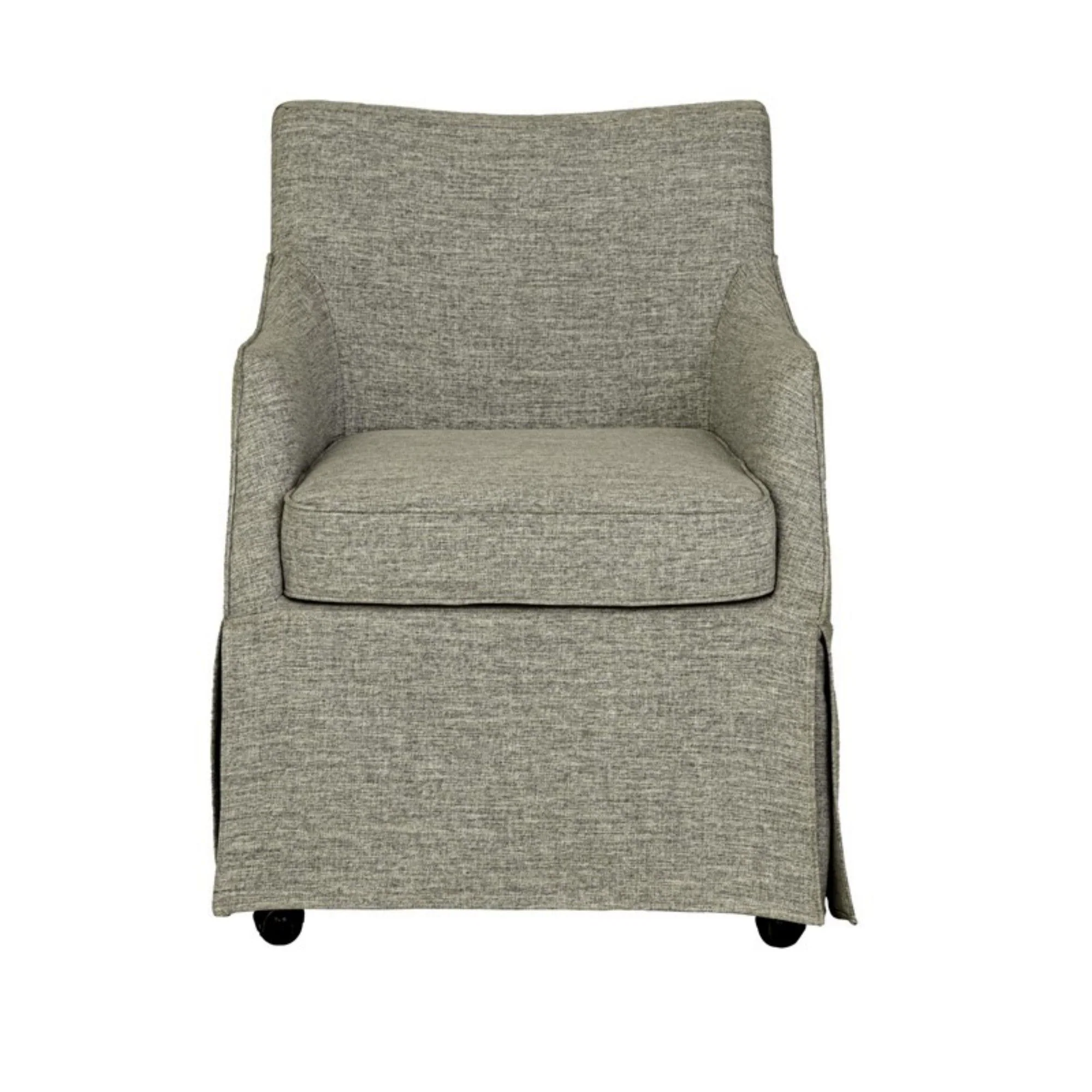 London - Upholstered Skirted Dining Arm Chair - Image 8