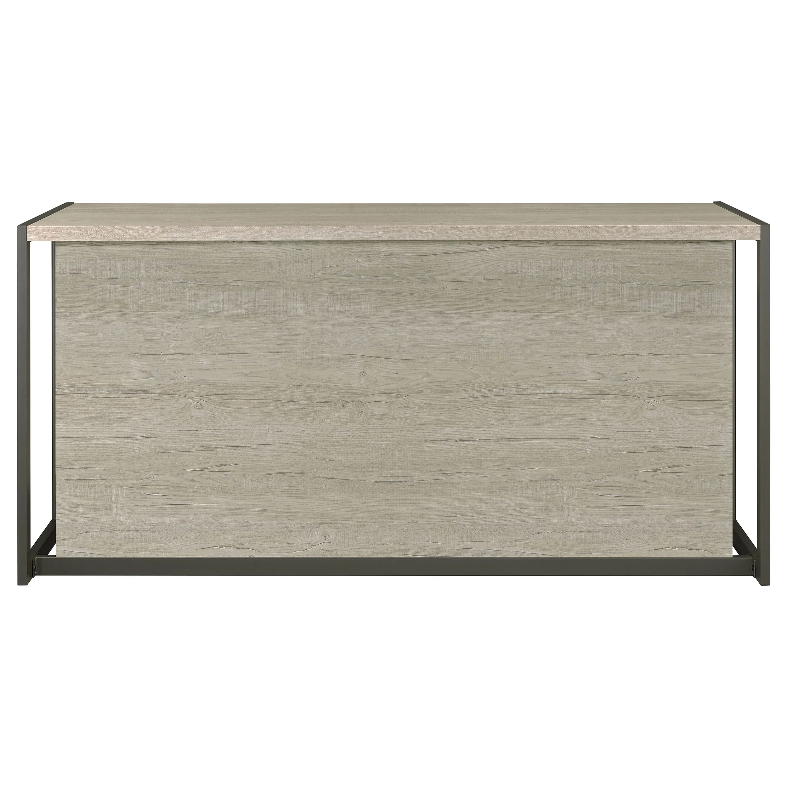 Loomis 60-Inch 4-Drawer Computer Desk in Whitewashed Grey - Image 8