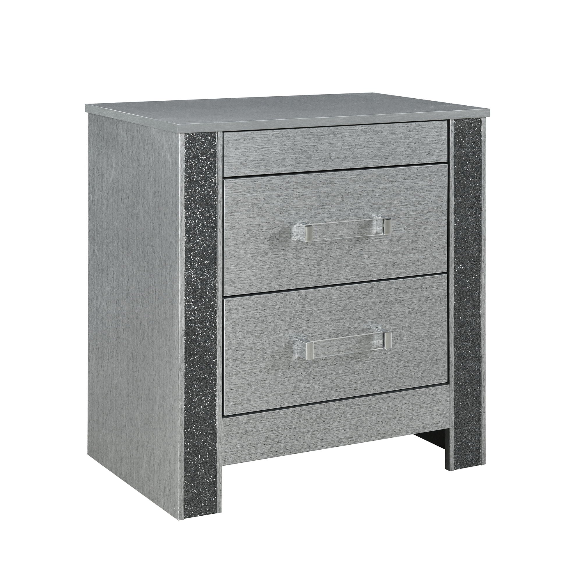 Lorenzo - 5 Piece Bedroom Set With Glittered Detailing - Image 5