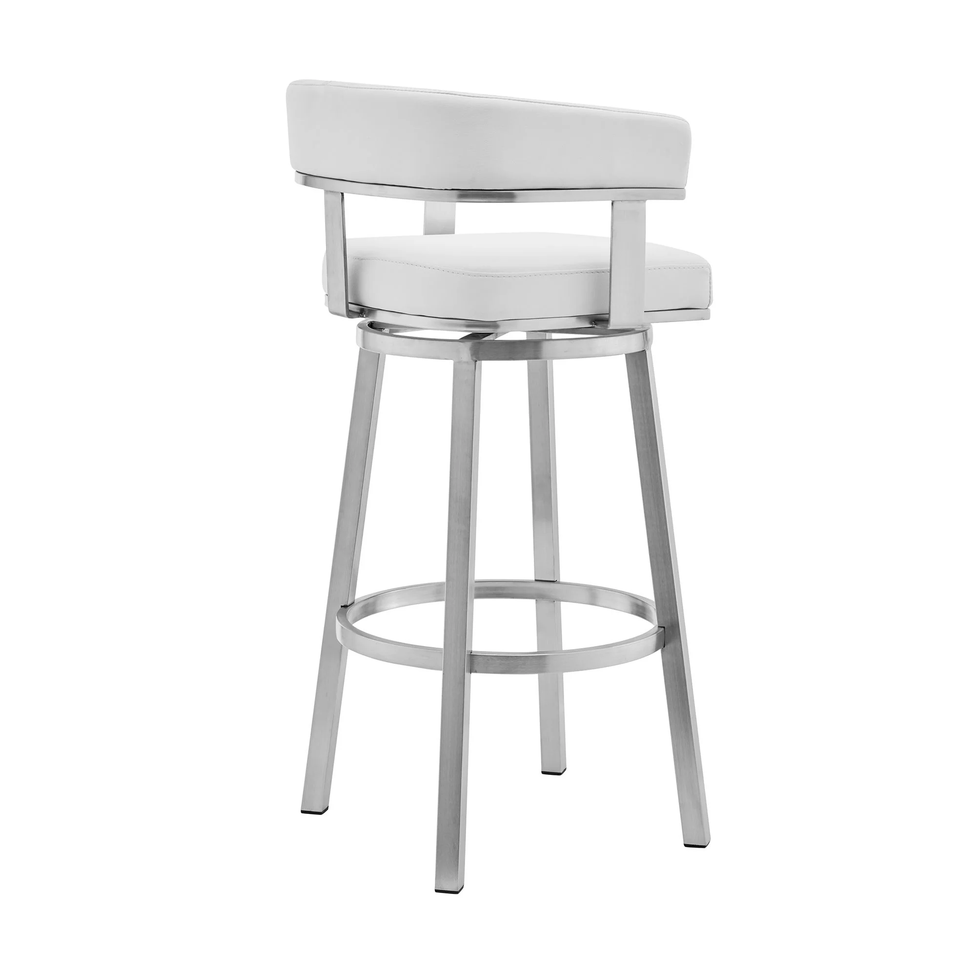 Lorin - Stainless Steel Swivel Bar Stool - Image 25