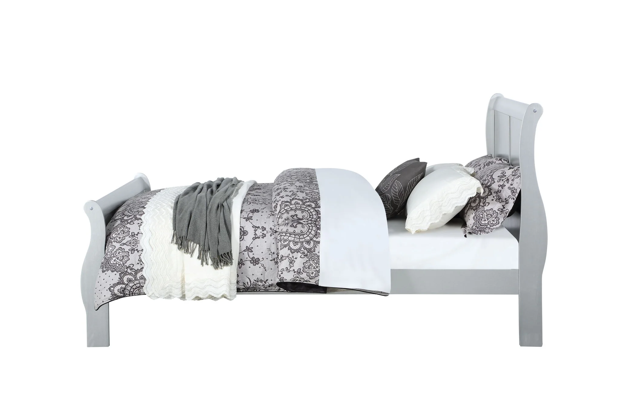 Louis Philippe - Sleigh Style Bed - Image 45