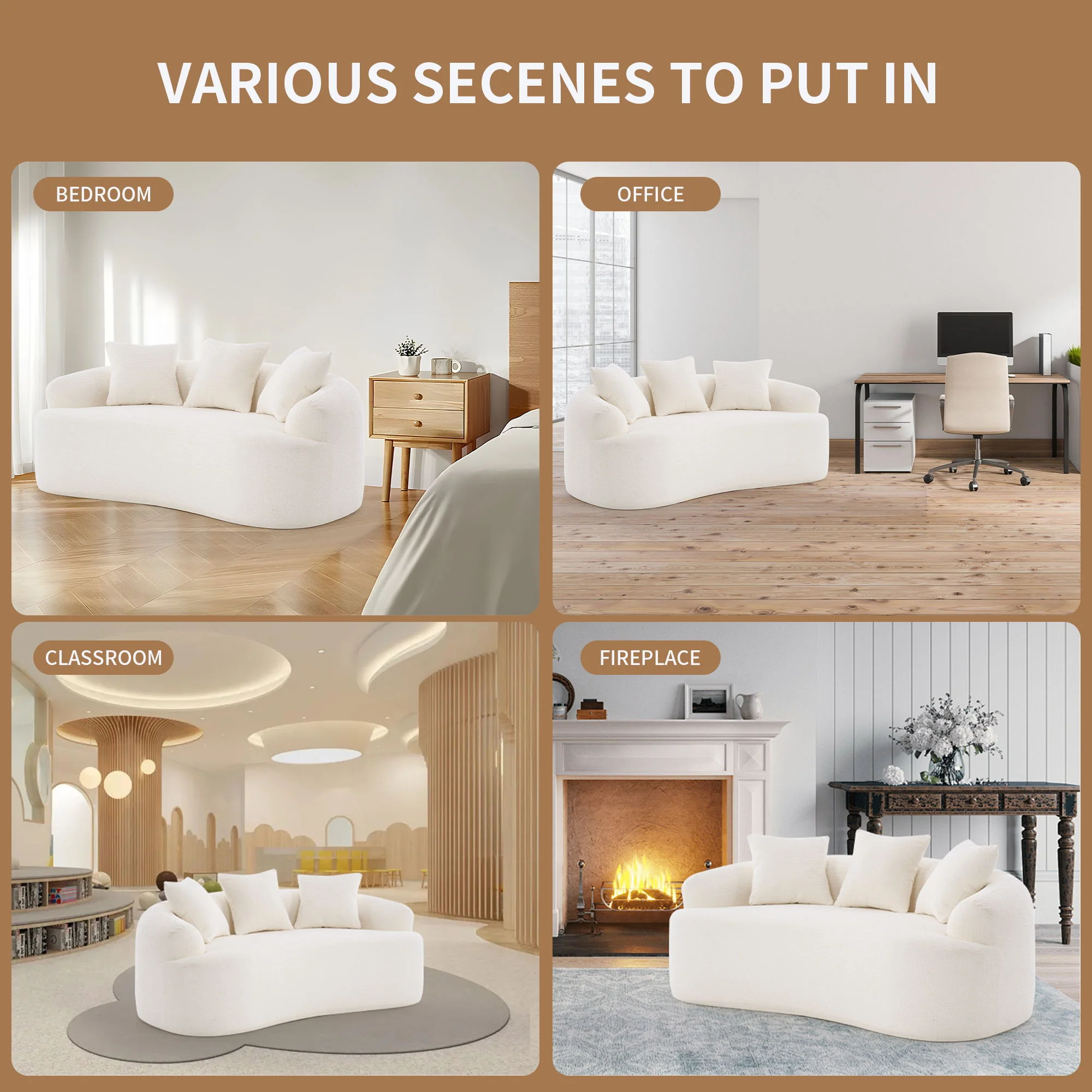 Loveseat Sofa, Compact Design For Small Spaces - Image 14