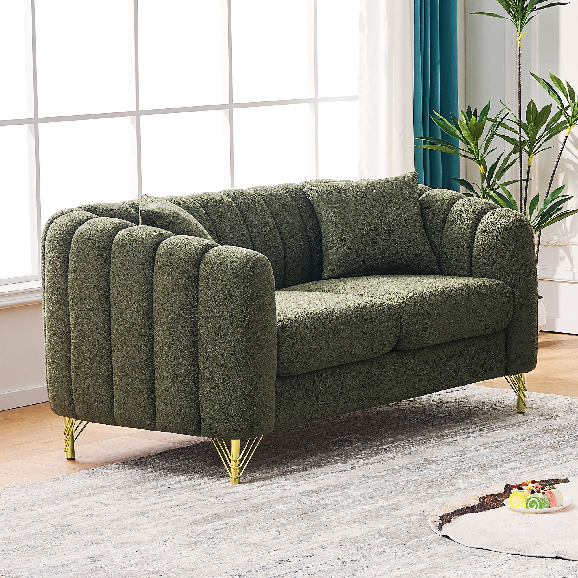 Loveseat Sofa For Living Room - Image 15