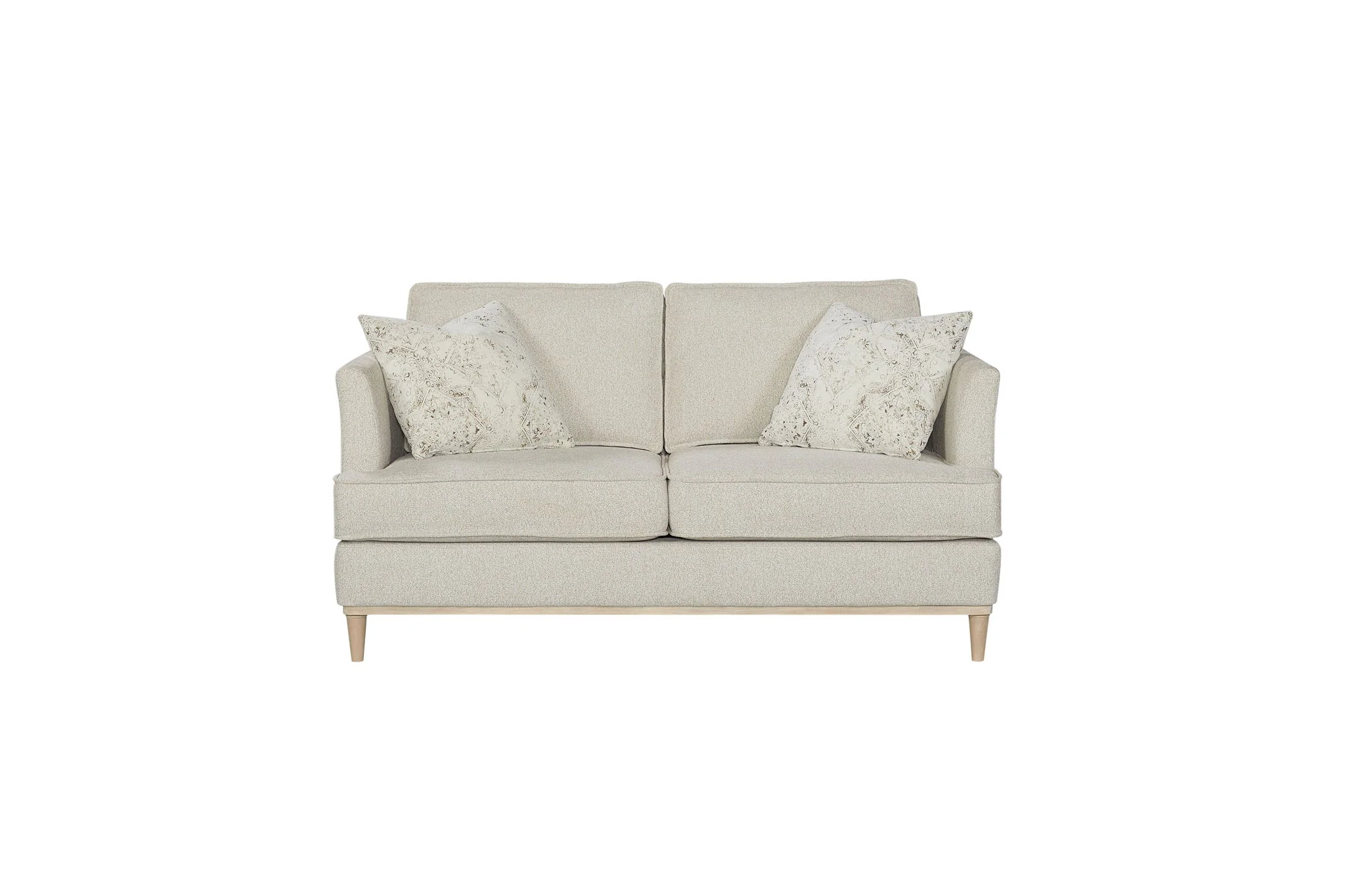 Loveseat With 2 Reversable Cushions And 2 Pillows - Off White - Image 4