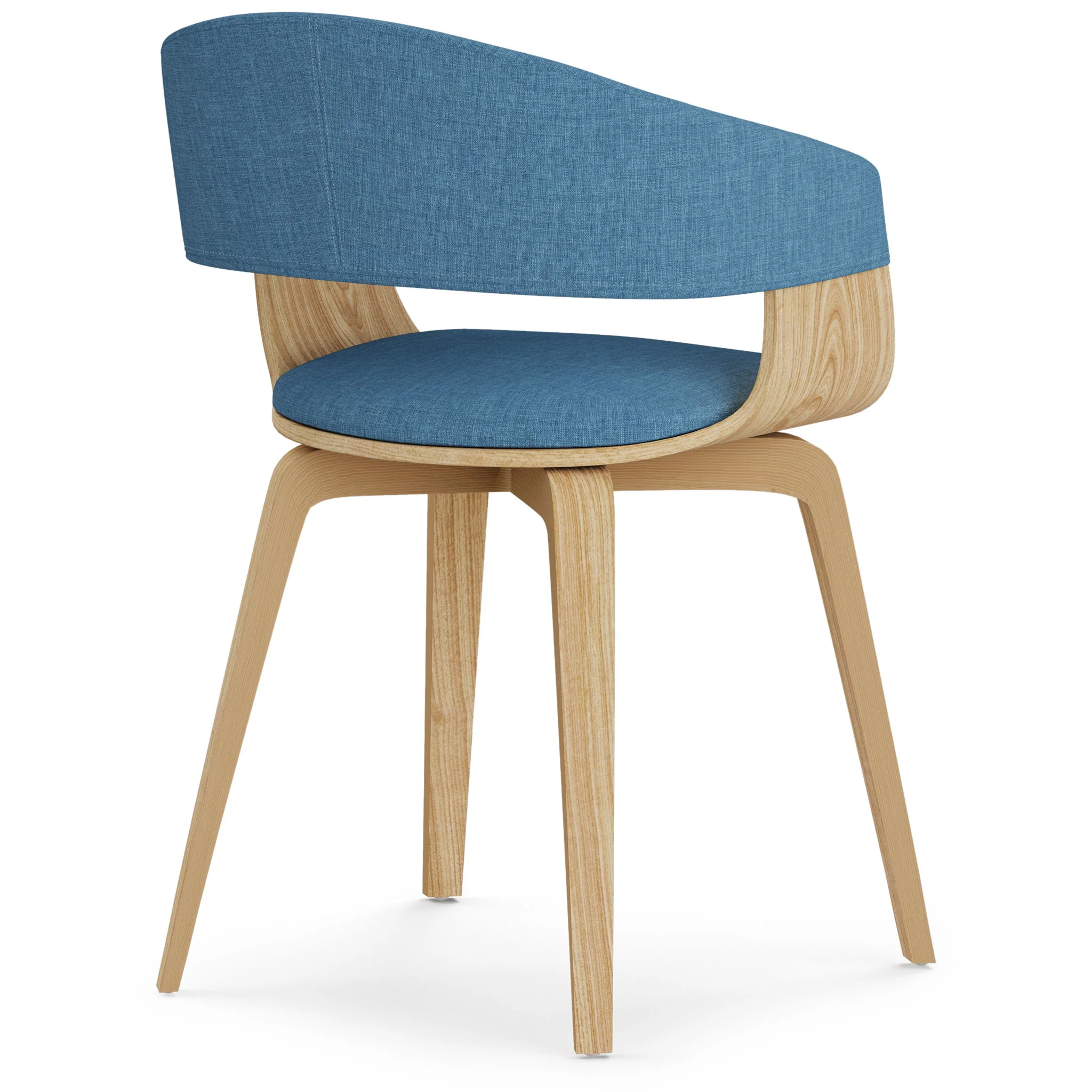 Lowell - Mid-Century Modern Bentwood Dining Chair - Image 6