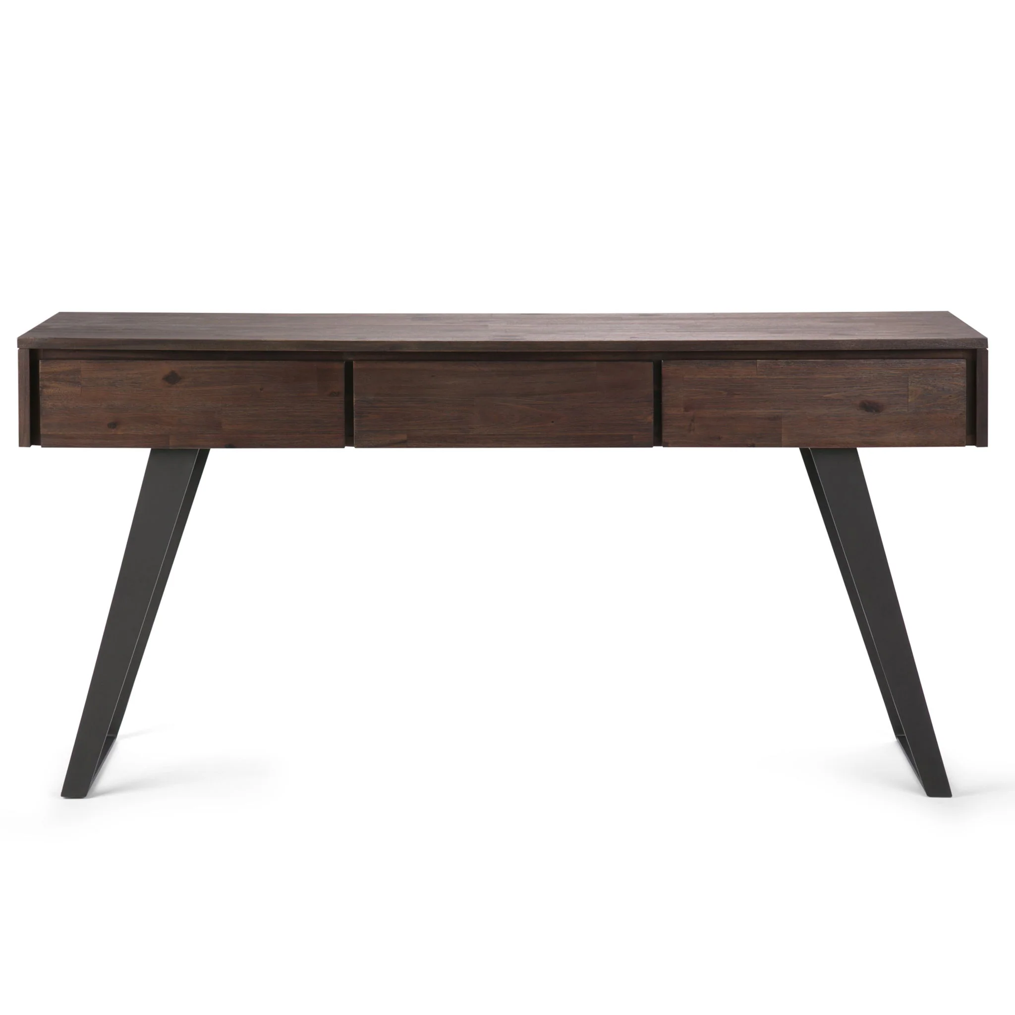 Lowry - Desk - Distressed Charcoal Brown - Image 8