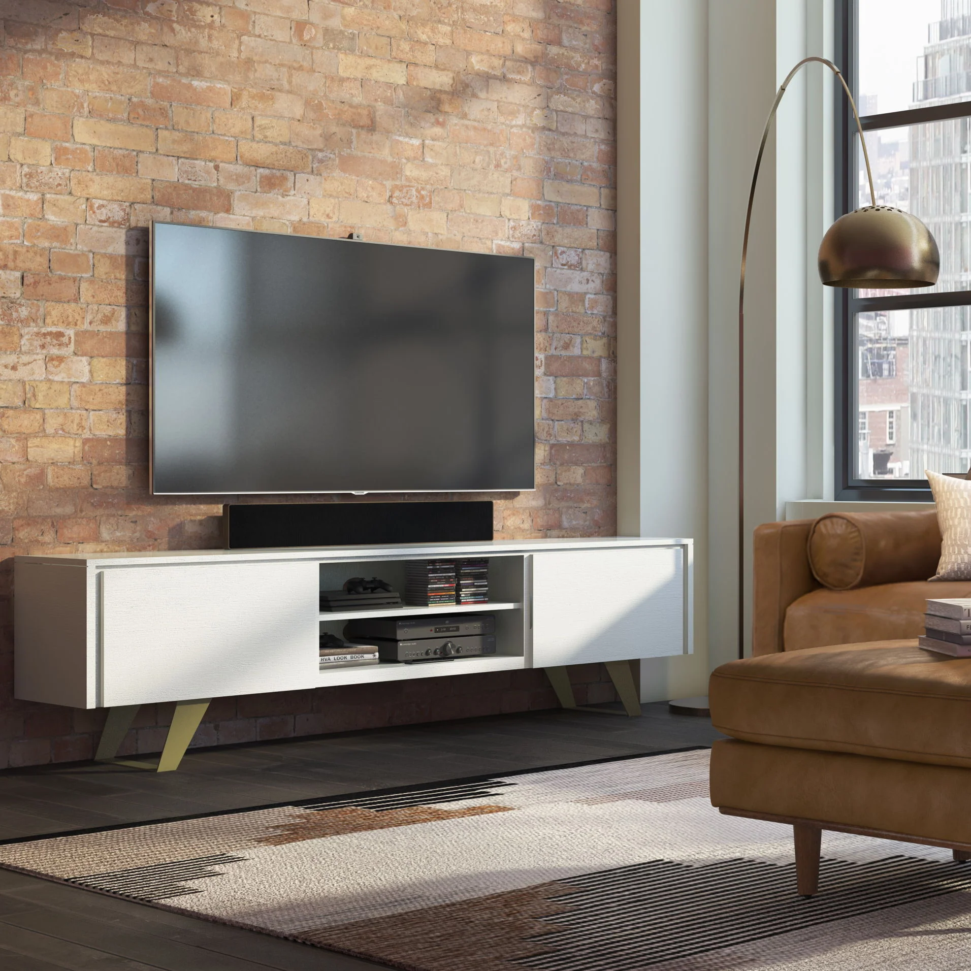 Lowry - Handcrafted, TV Media Stand - Image 9