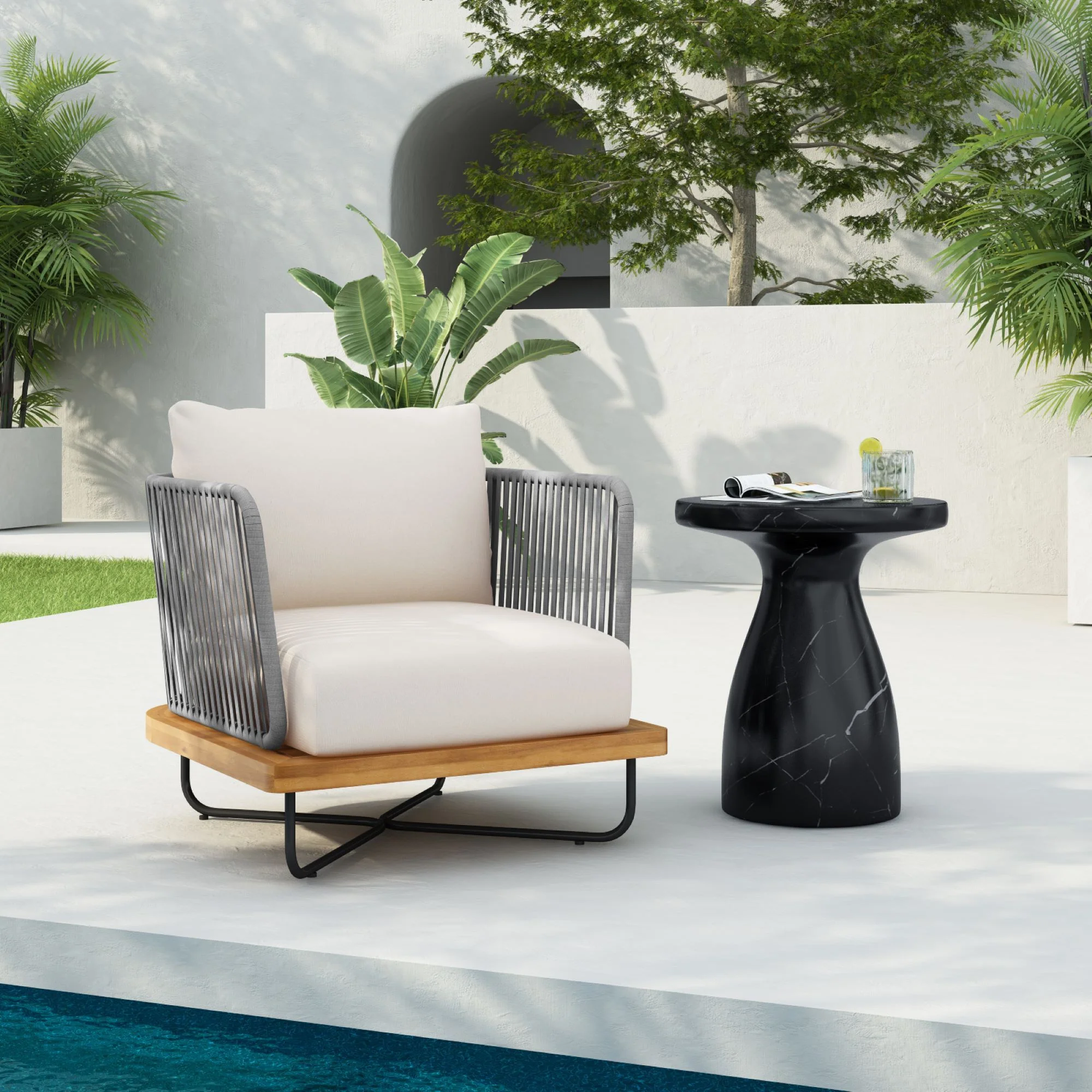 Lucca - Outdoor Acacia Wood Chair - Image 23