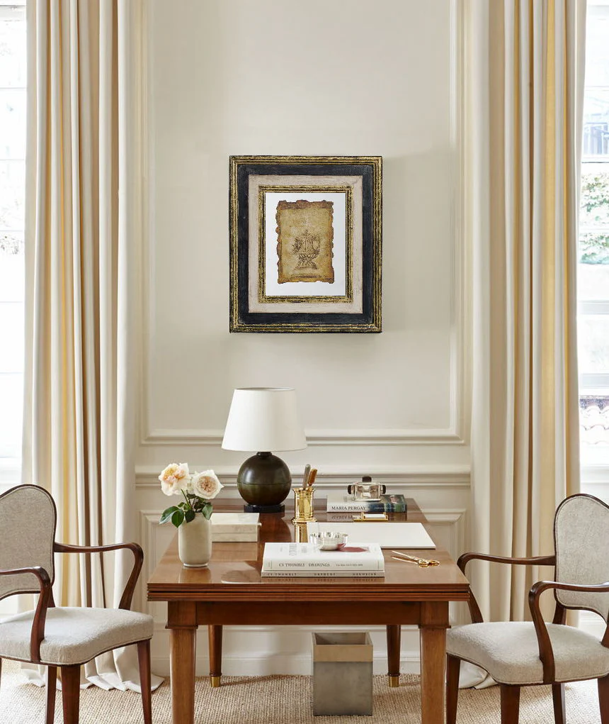 Lucian - Stylish Framed Antiqued Sculpture Print - Image 3