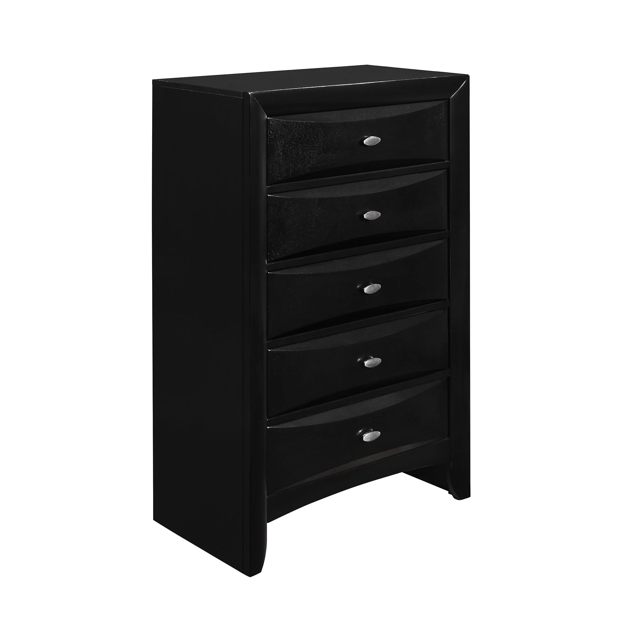 Lucille - 5 Piece Bedroom Set With Storage Drawers And Bookcase Headboard - Image 17
