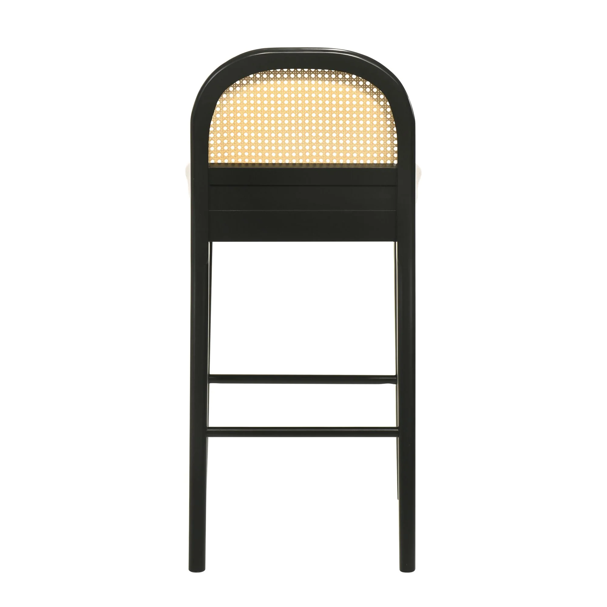 Lucio - Modern Farmhouse Wood Bar Height Kitchen Bar Stool - Image 10