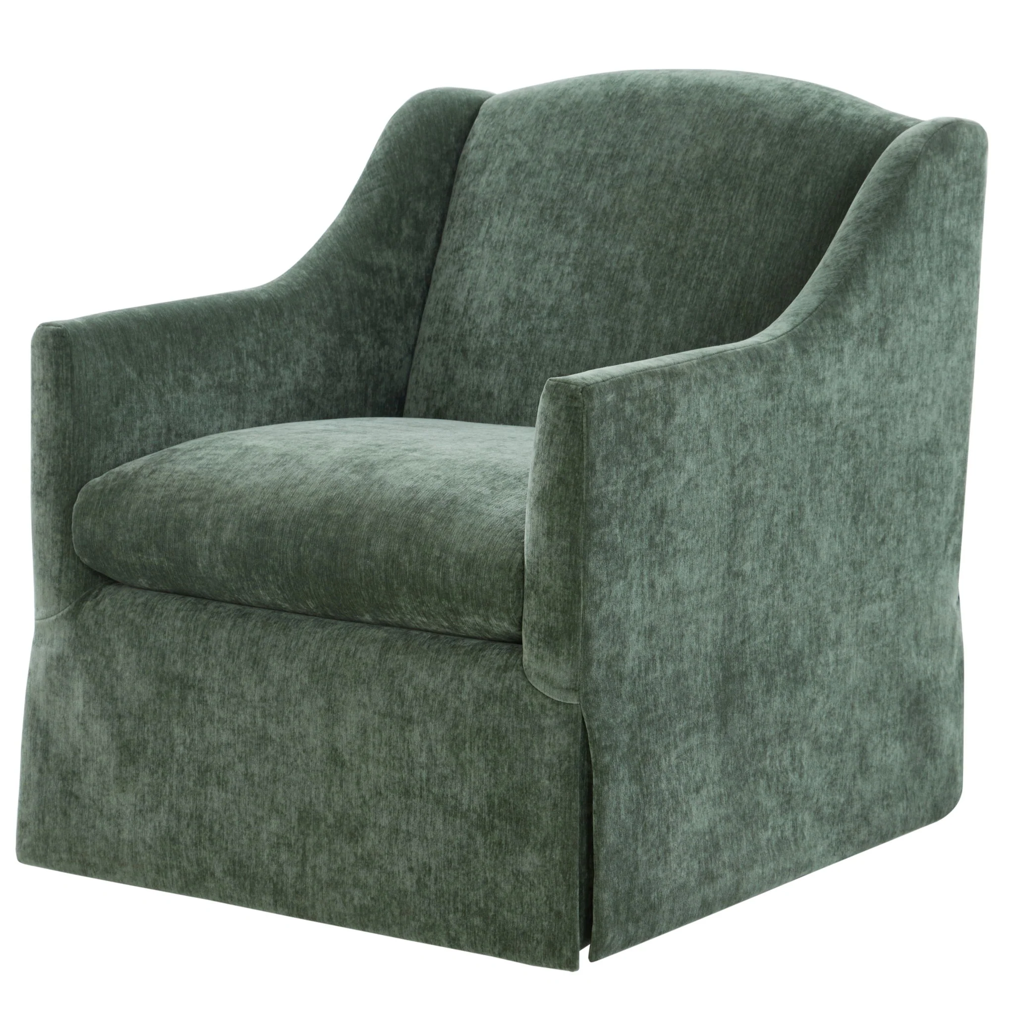 Luisa - Skirted Swivel Accent Chair - Image 12