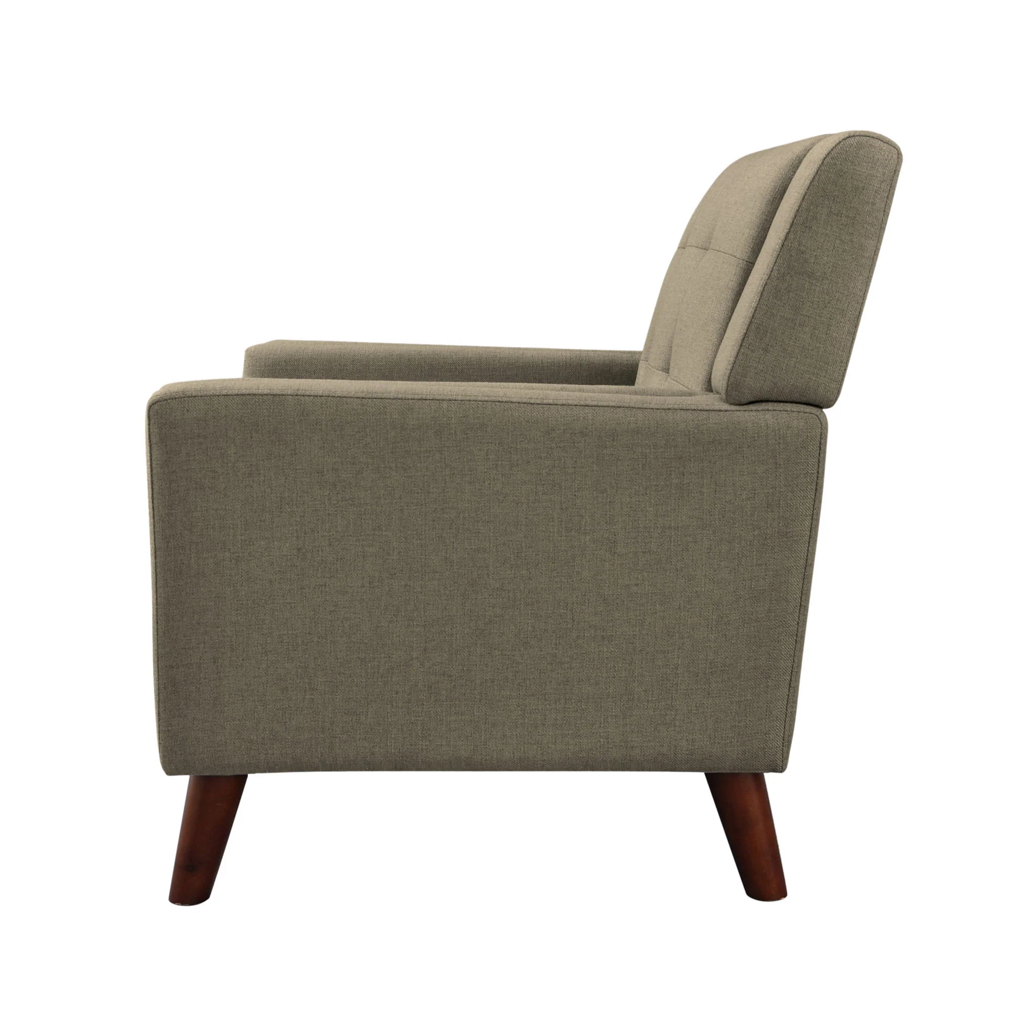 Luminaesque - Fabric Upholstered Armchair With Tufted Back - Image 5