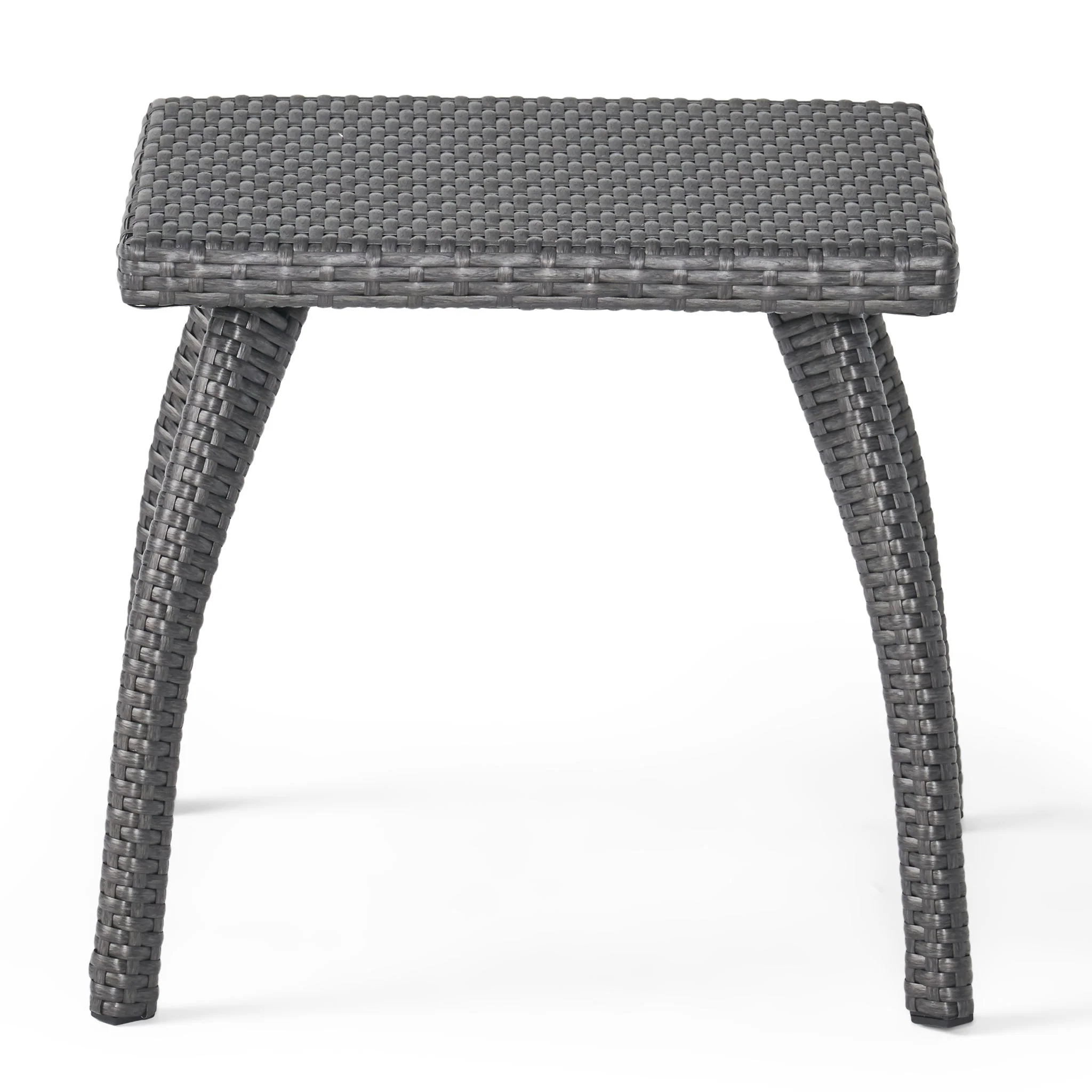 Luminant - Outdoor Side Table With Iron Frame - Gray - Image 8