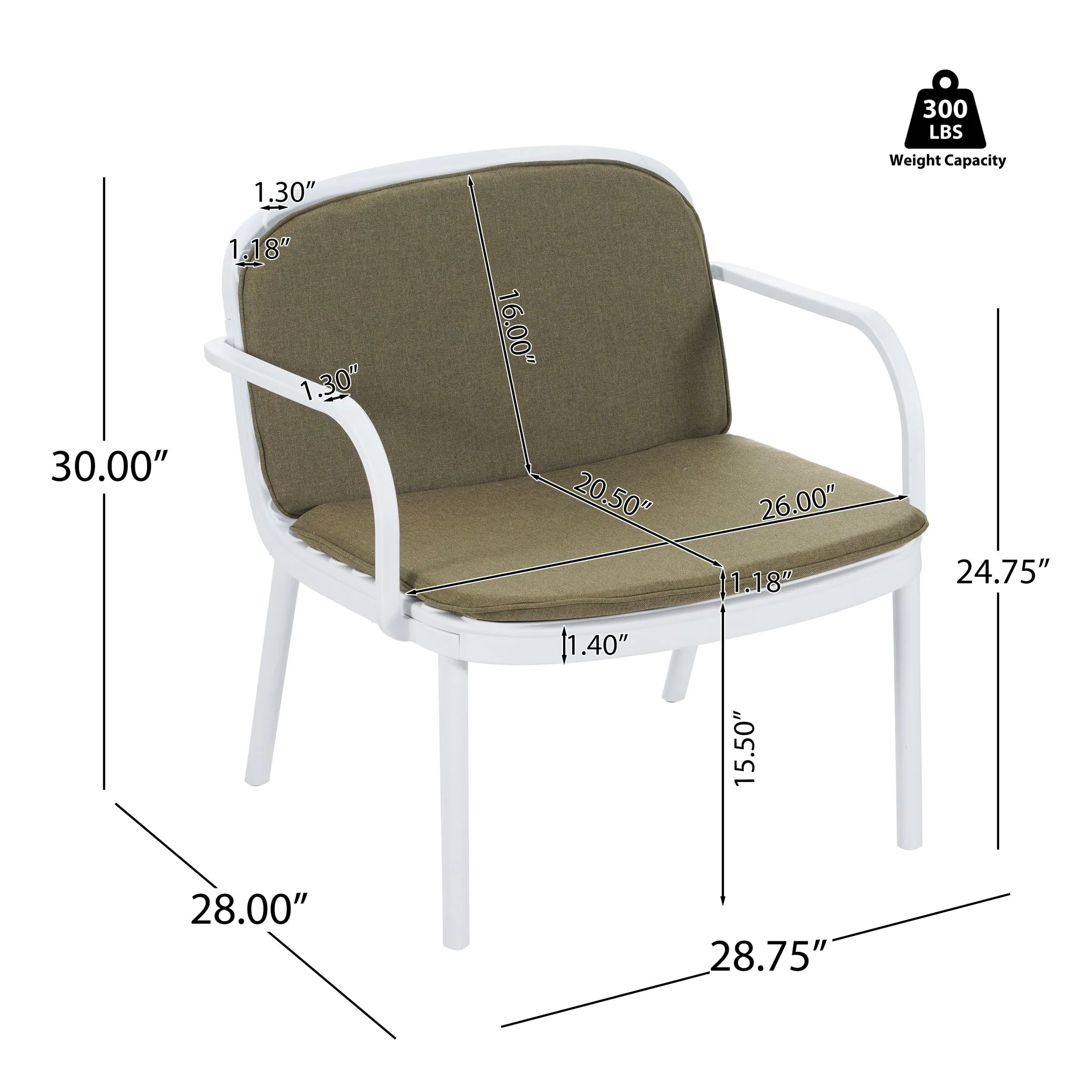 Luna - Outdoor Club Chair (Set of 2) - Image 16