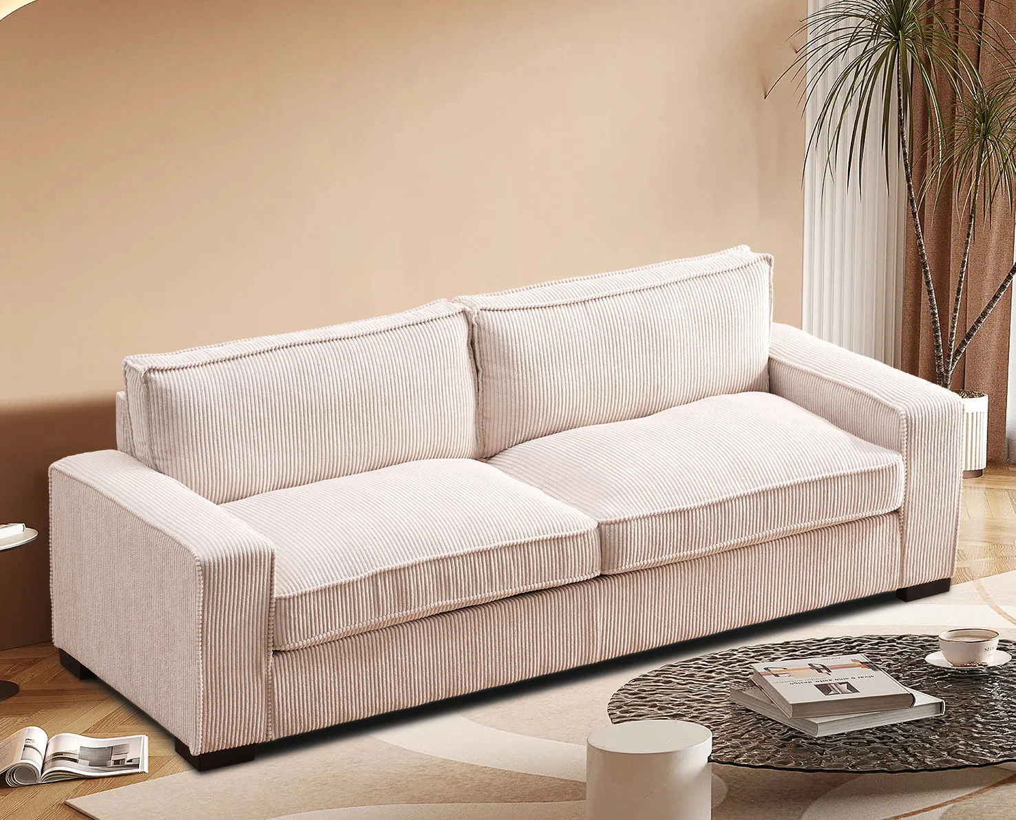 Luxe - Sofa With Sleek Design, Spacious And Comfortable 3 Seater Couch - Image 10