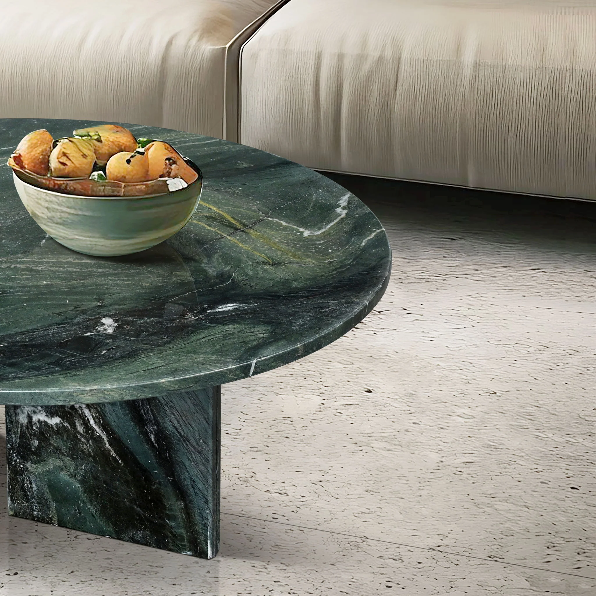 Luxury Coffee Table With Unique Veining, Unique Stone Design - Image 30