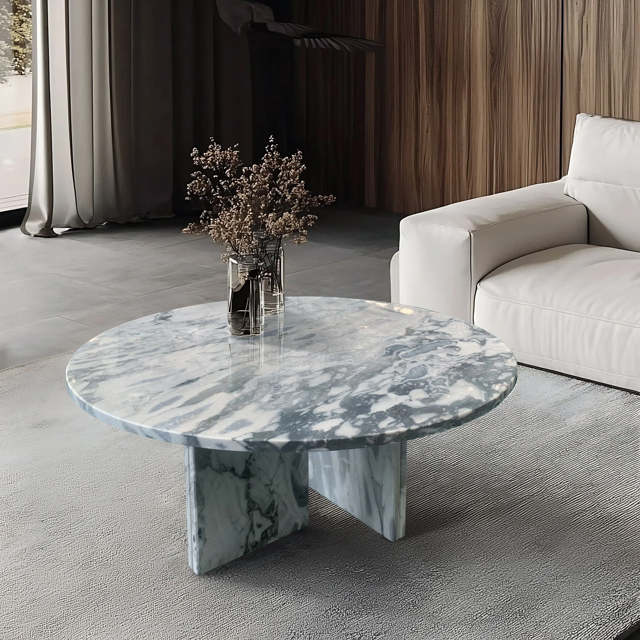 Luxury Coffee Table With Unique Veining, Unique Stone Design - Image 51