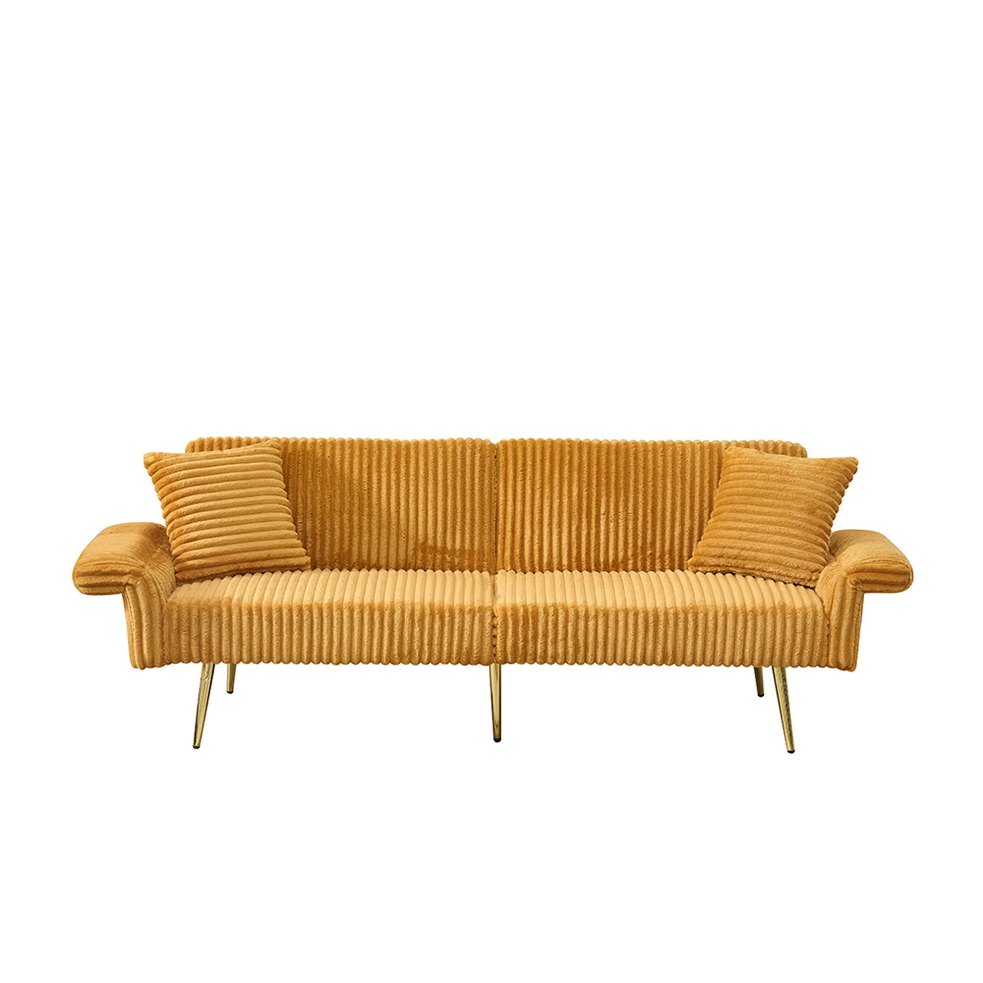 Luxury Foldable Double Sofa Bed With Folding Armrests - Image 2