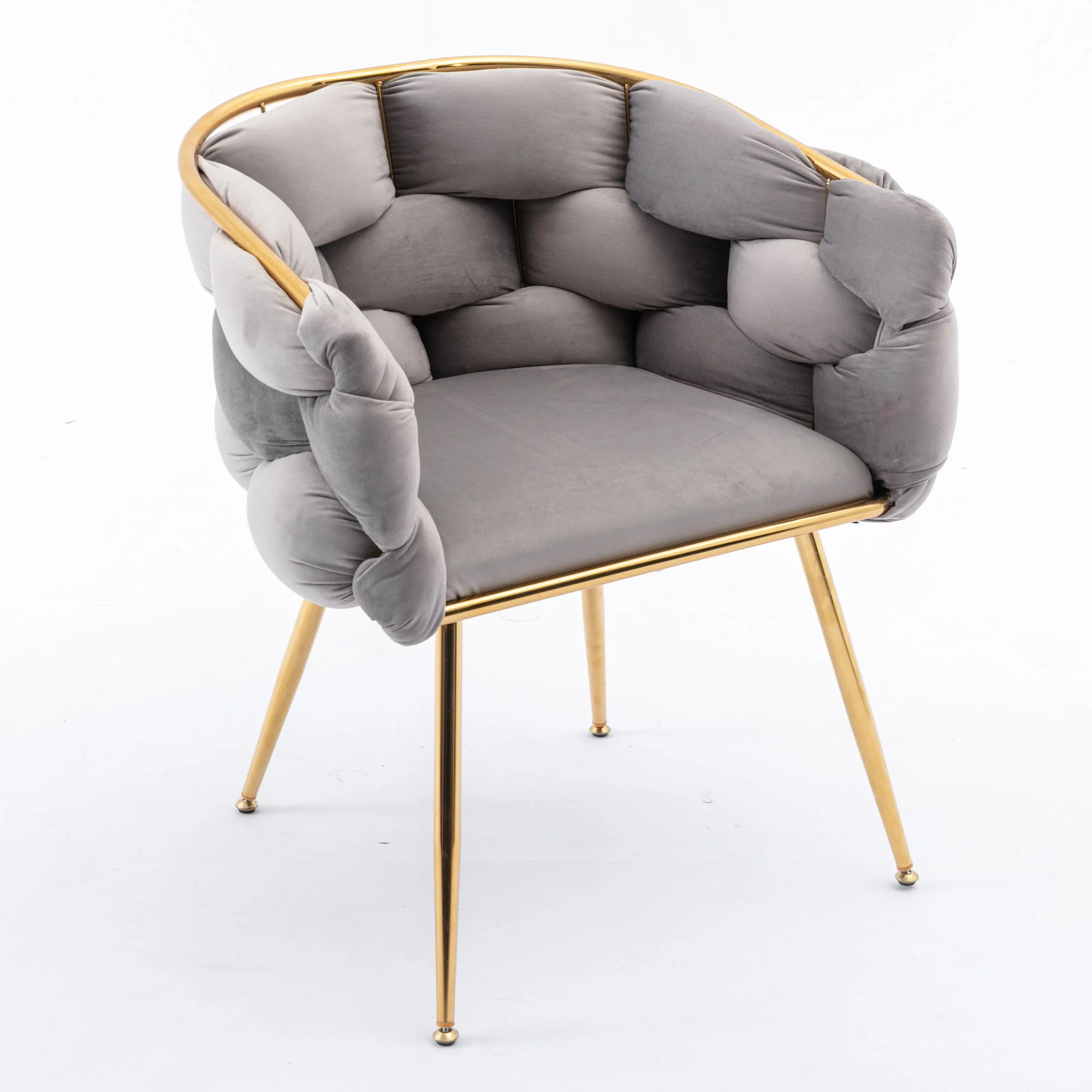 Luxury Modern Simple Leisure Single Sofa Chair Bedroom Lazy Person Household Dresser Stool Manicure Table Back Chair - Image 12