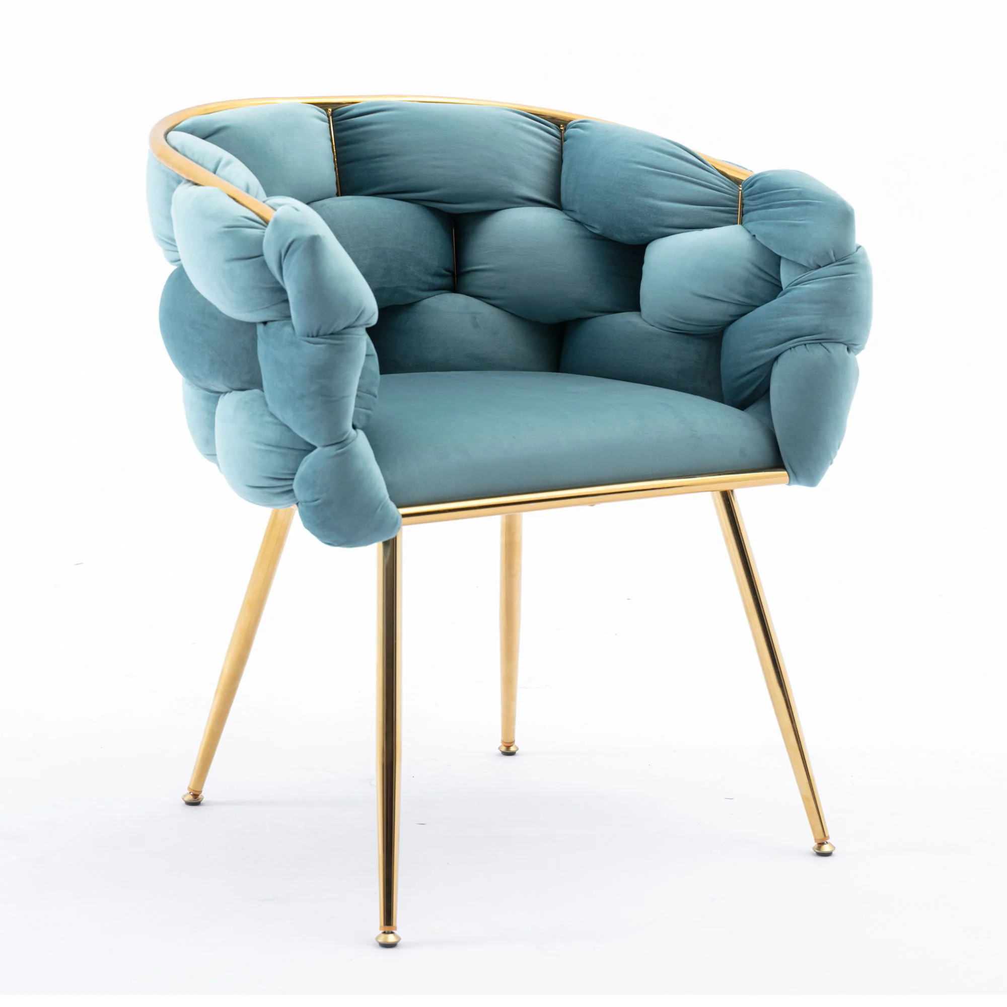 Luxury Modern Simple Leisure Single Sofa Chair Bedroom Lazy Person Household Dresser Stool Manicure Table Back Chair - Image 8