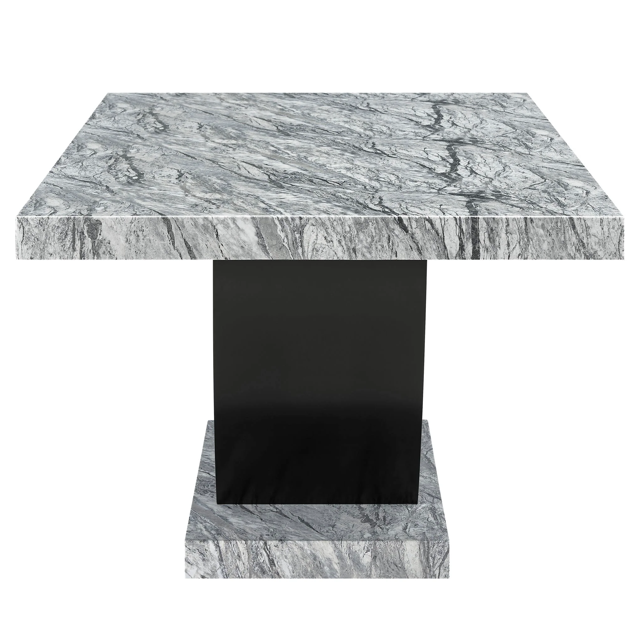 Lyra - Dining Table Top & Base - Gray - Image 2