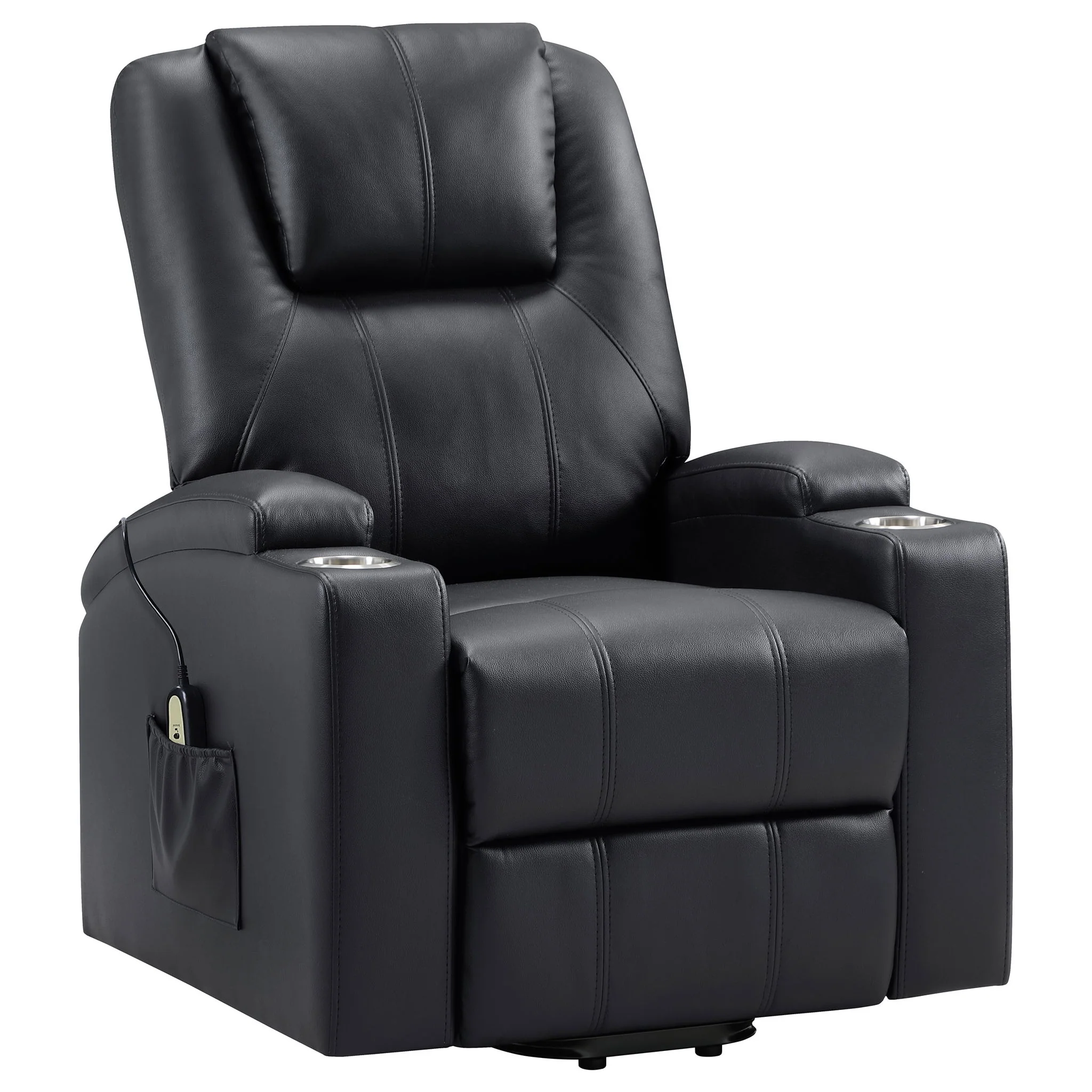 Macklin - Power Lift Massage Recliner With Heat And Dual Cupholders - Image 2