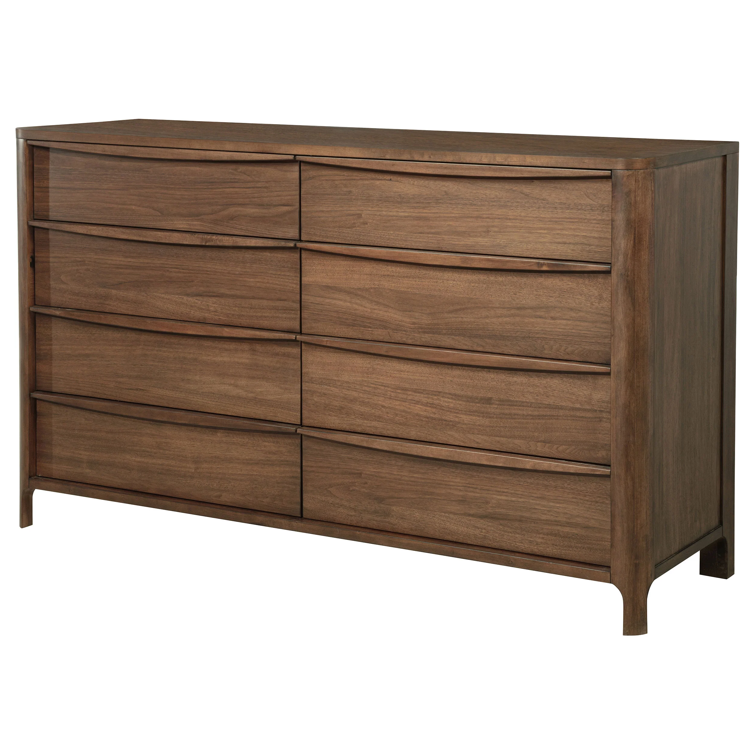 Maderia 8-Drawer Dresser Cabinet in Walnut - Image 5