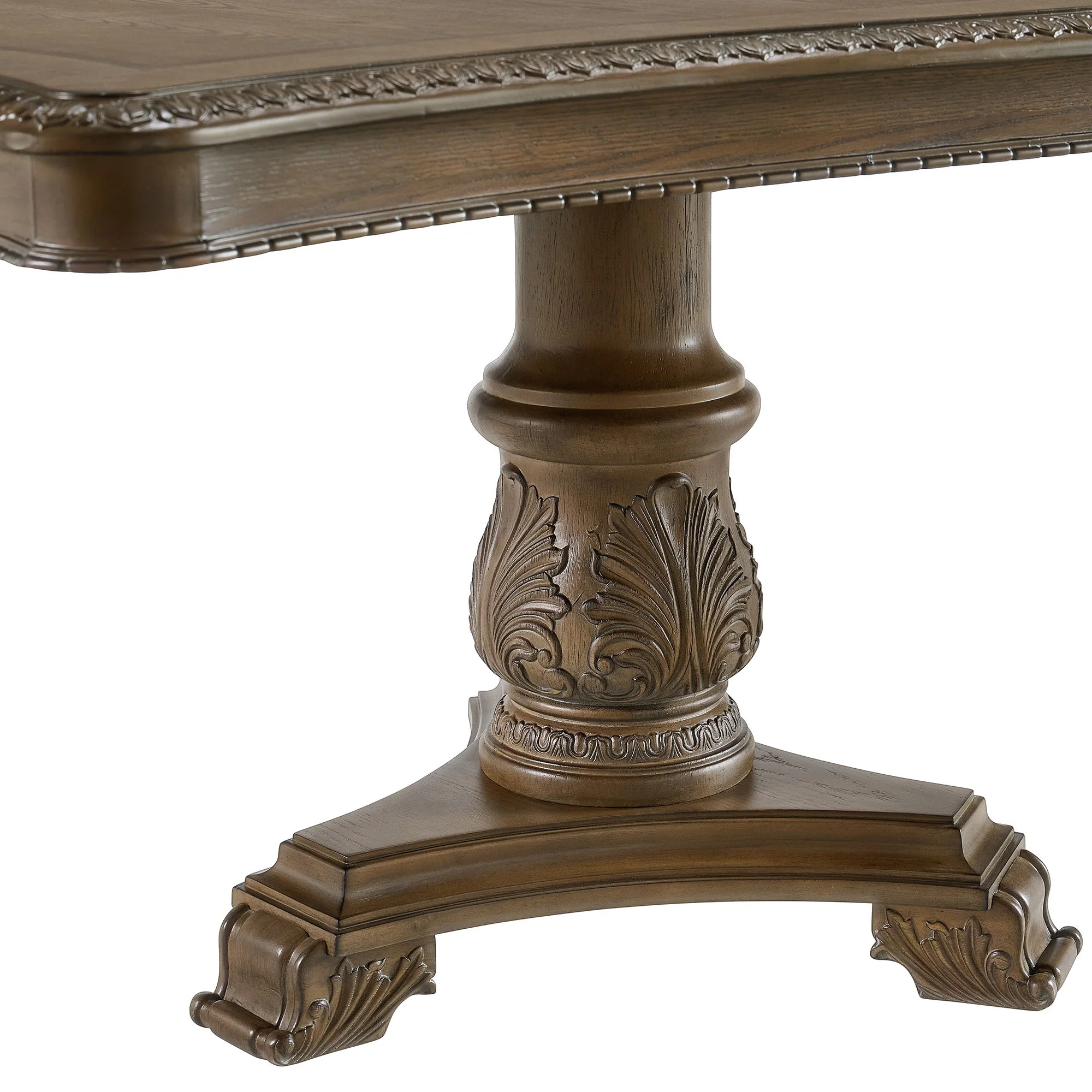 Madison Park - Rectangular Dining Table With 2 Leaves - Walnut - Image 4
