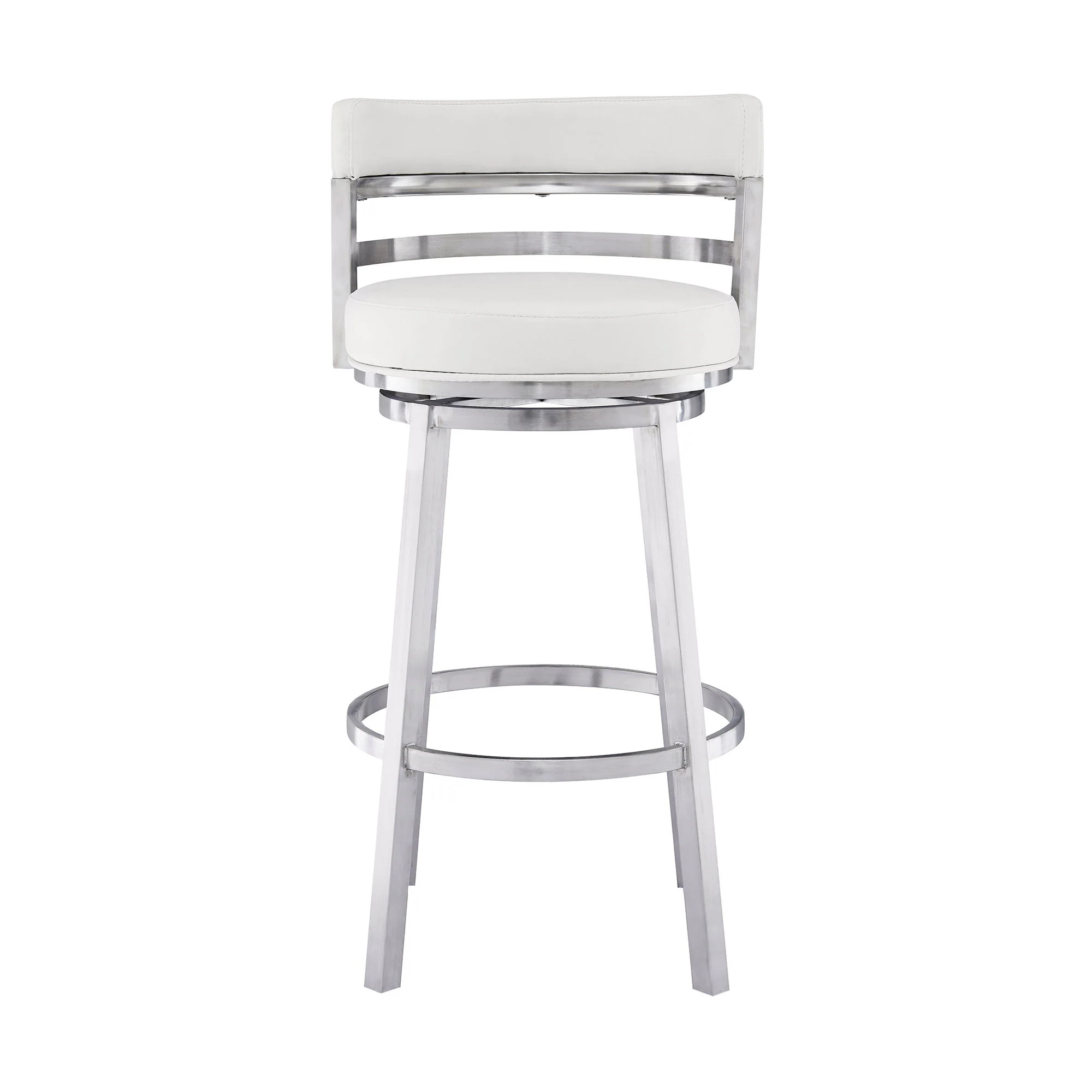 Madrid - Swivel Stainless Steel Bar Stool - Image 35