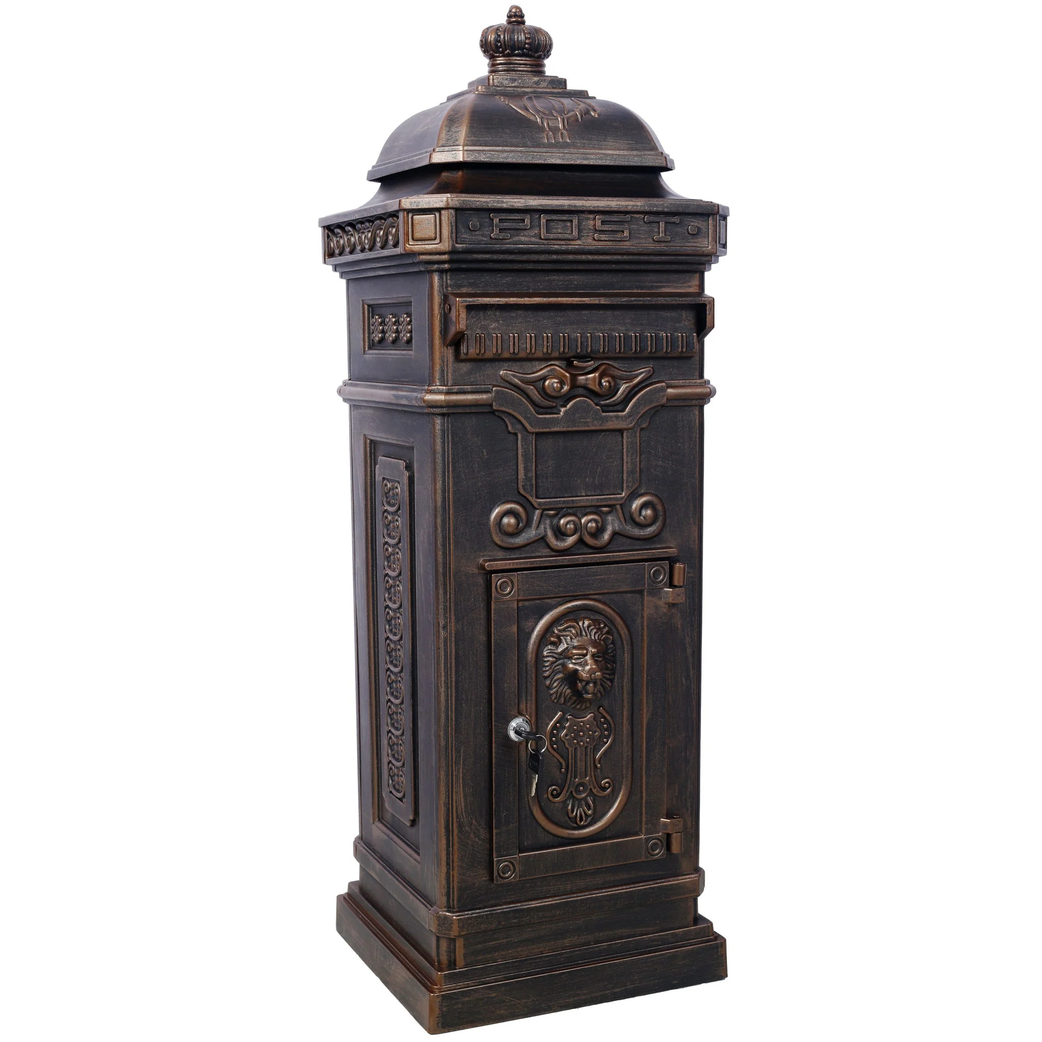 Mailboxs Residential Large-Capacity Letter Box, Rainproof Postbox Statue - Image 3