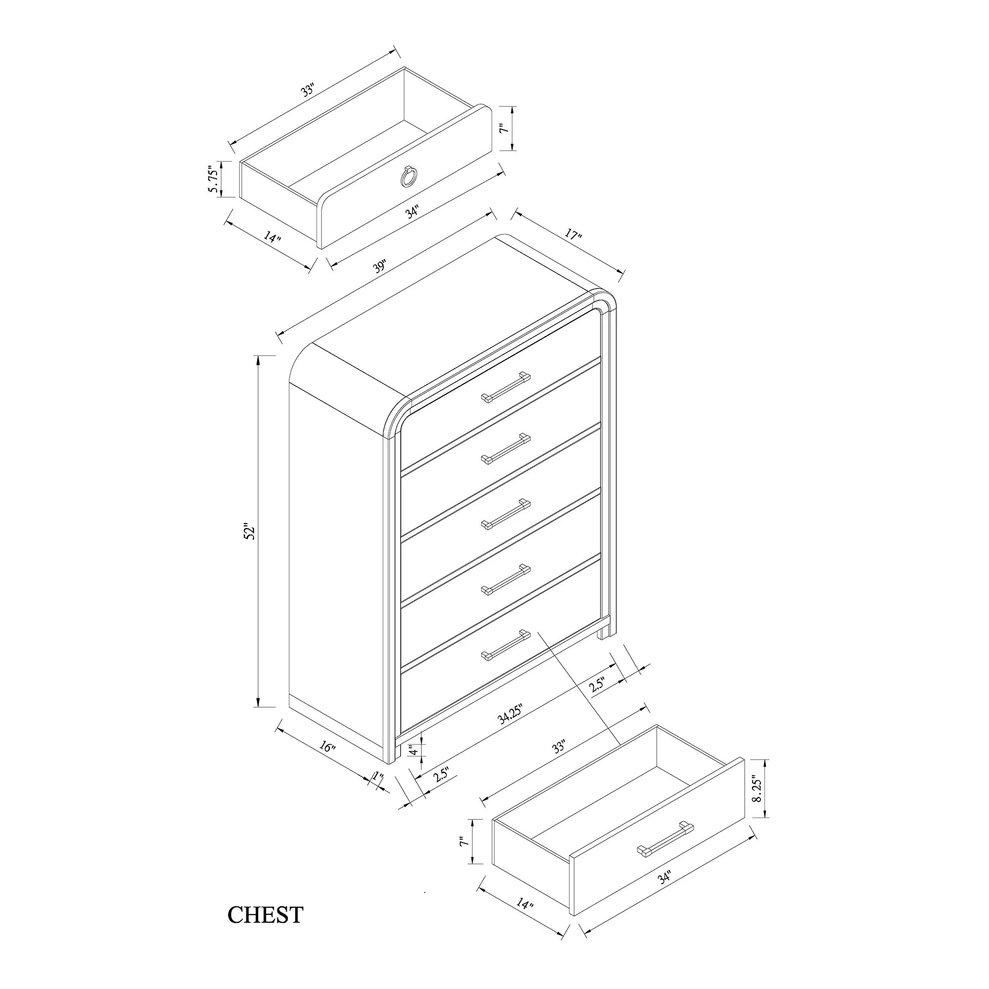 Malco - 5 Piece Bedroom Set - Image 4