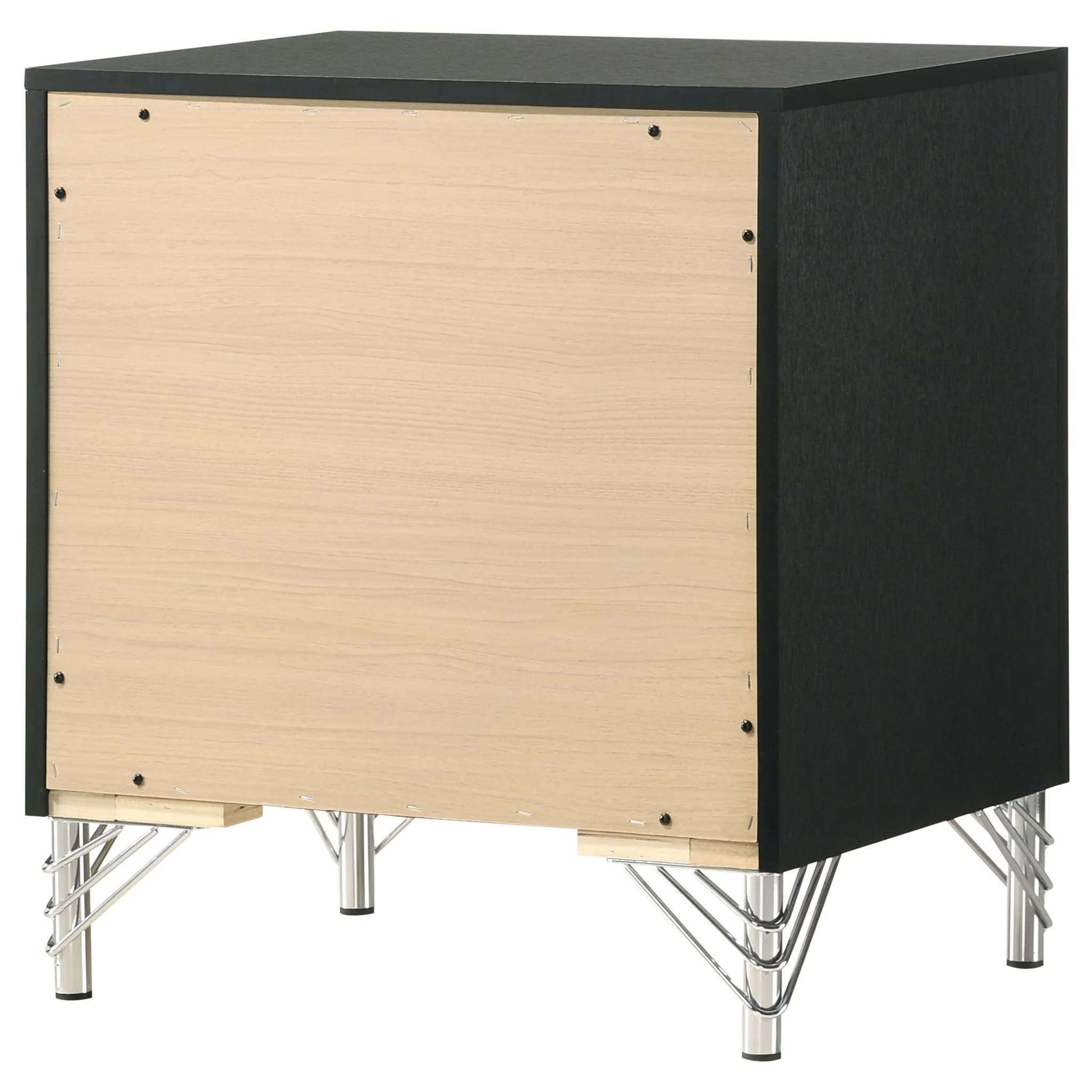 Malcolm - 2 Drawer Nightstand - Black - Image 8