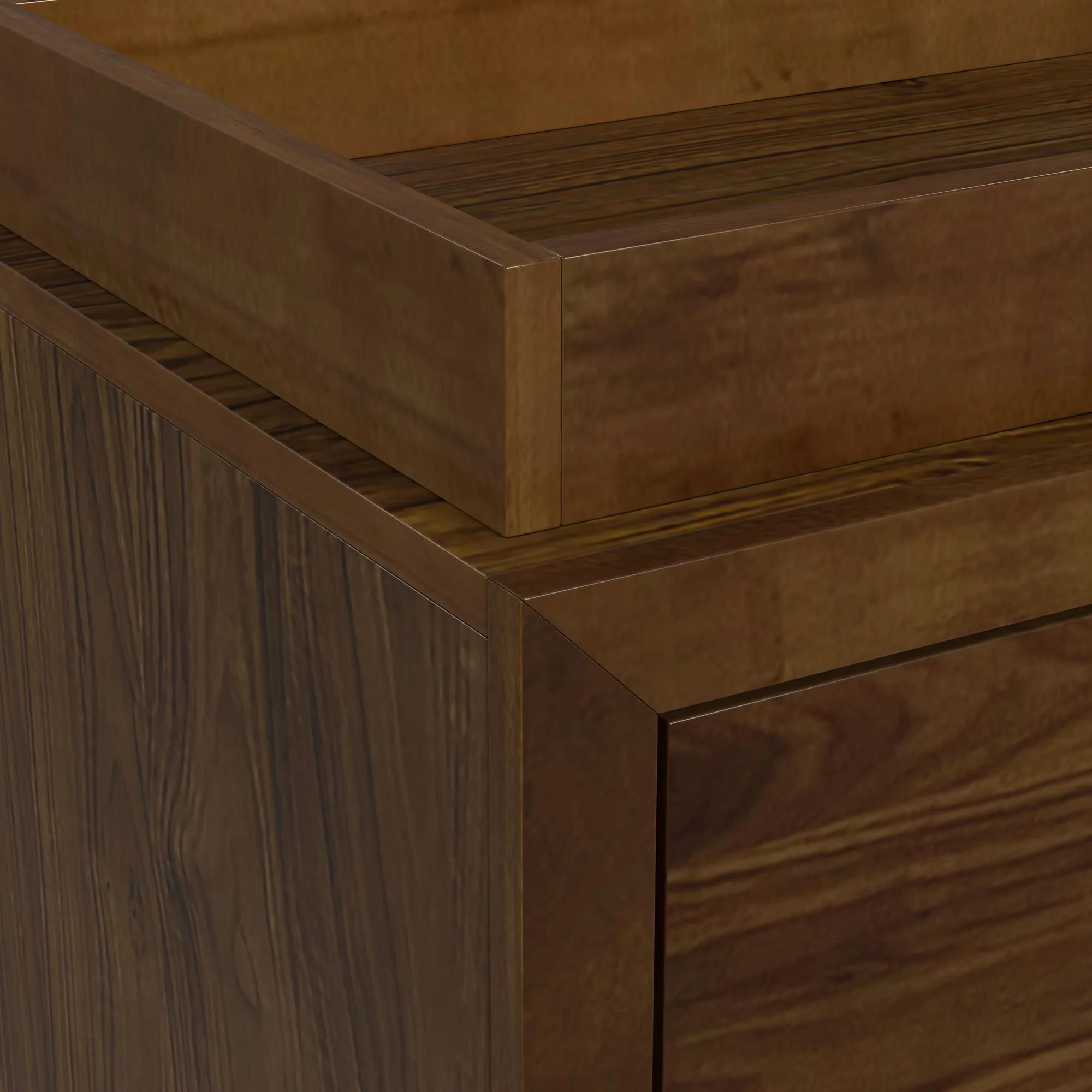 Malia - Dresser And Topper - Walnut - Image 5