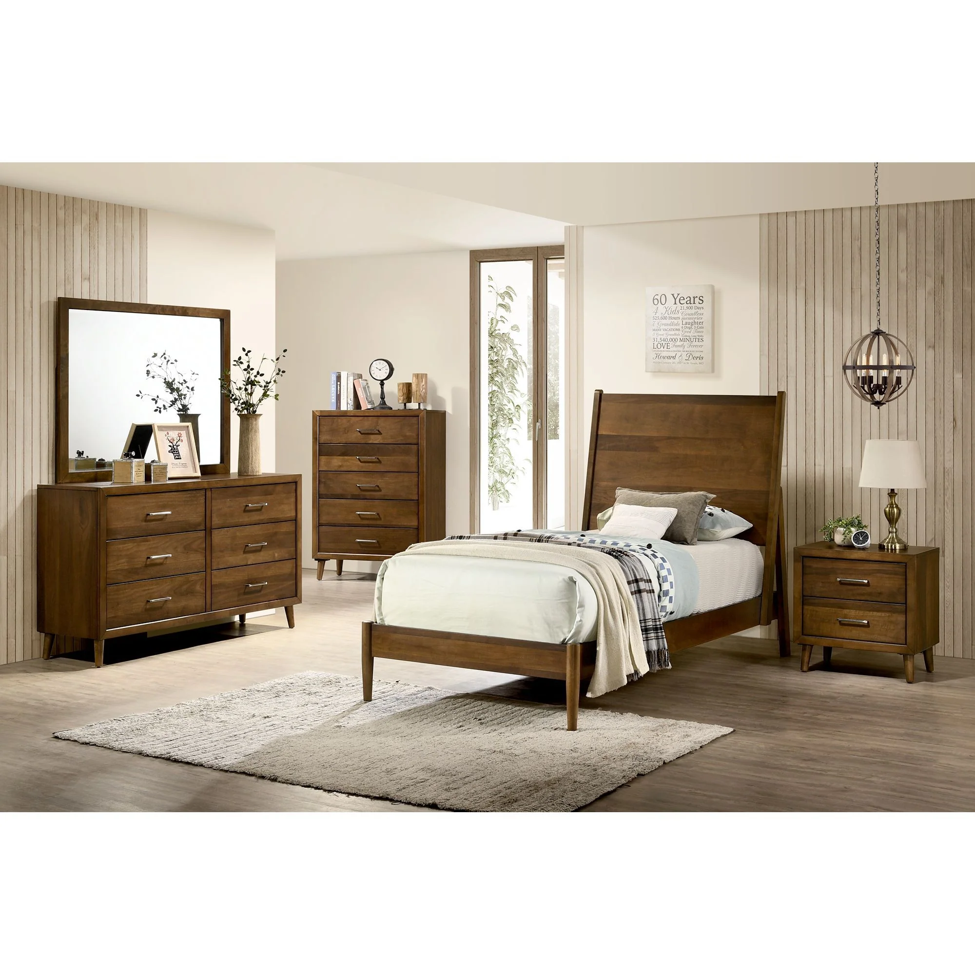 Malibu - 5-Drawer Chest - Walnut - Image 3