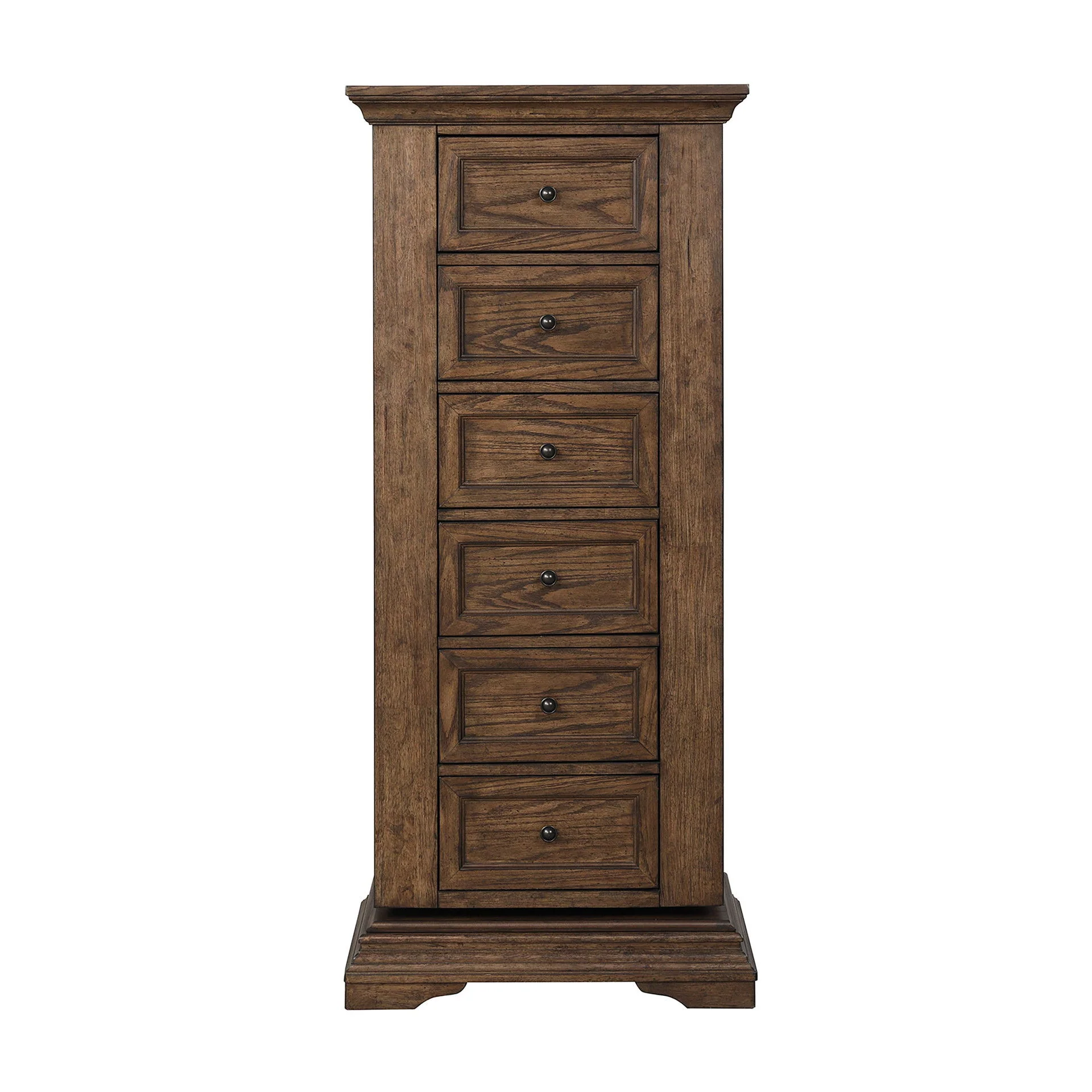 Mar Vista - Swivel Lingerie Chest With Mirror - Walnut - Image 3