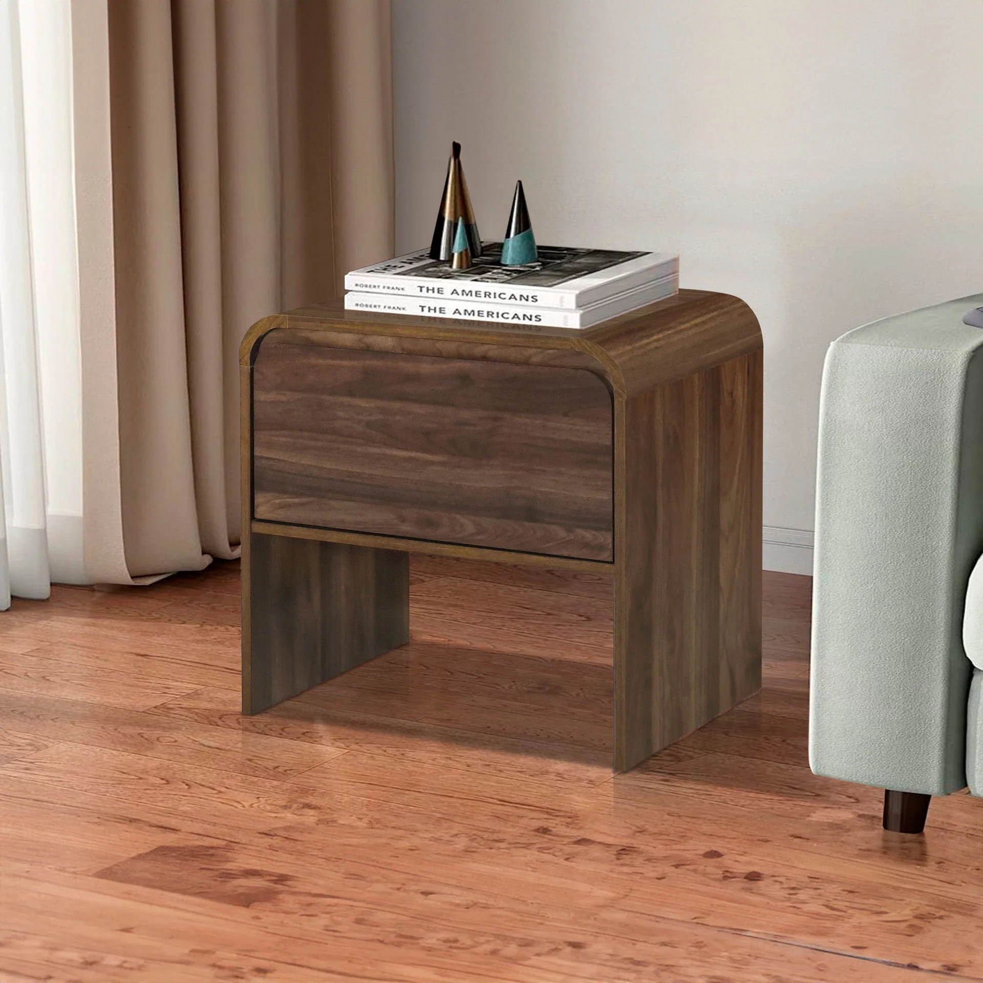 Mara - One Drawer End Table / Bedside Table - Image 19