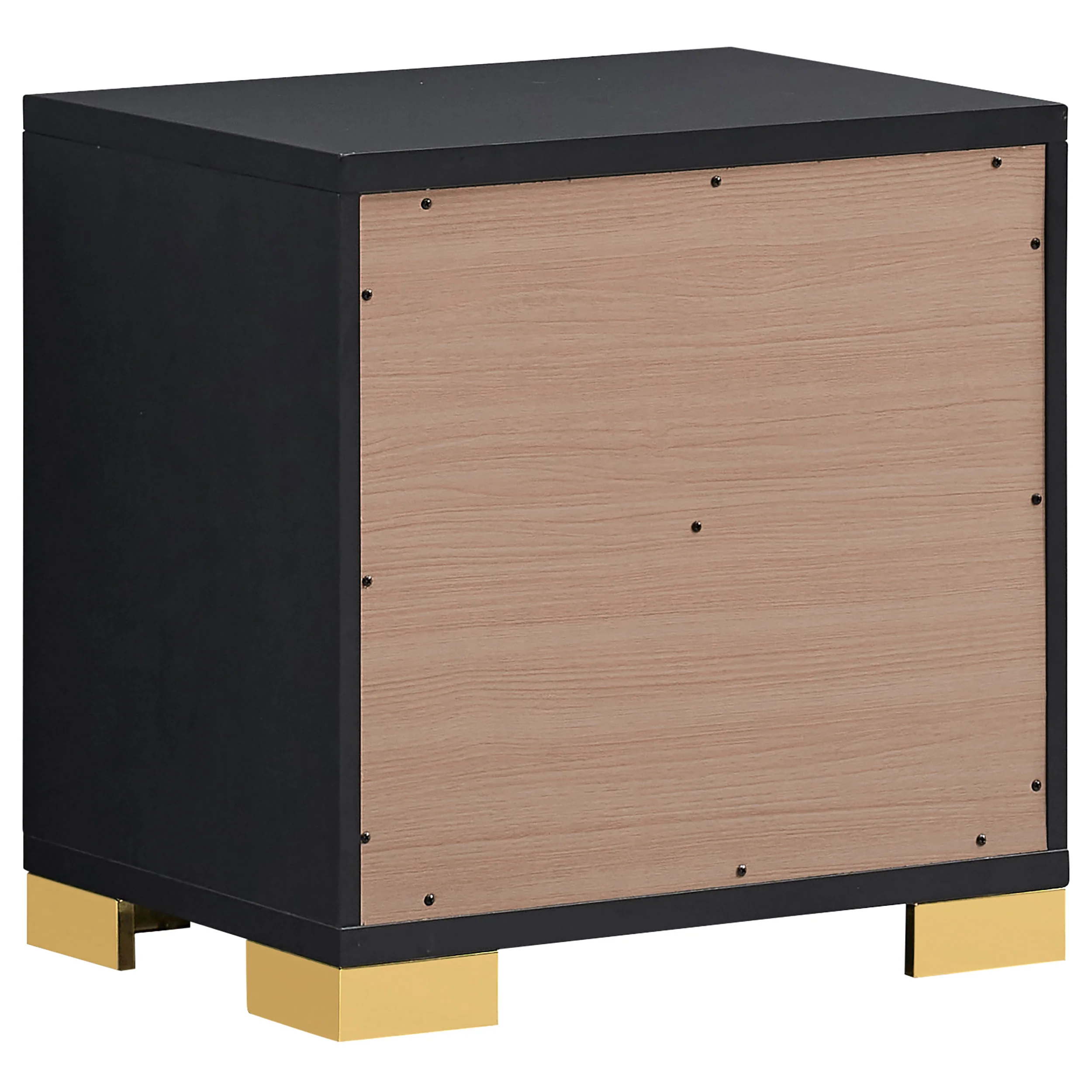 Marceline 2-Drawer Nightstand, Black - Image 7