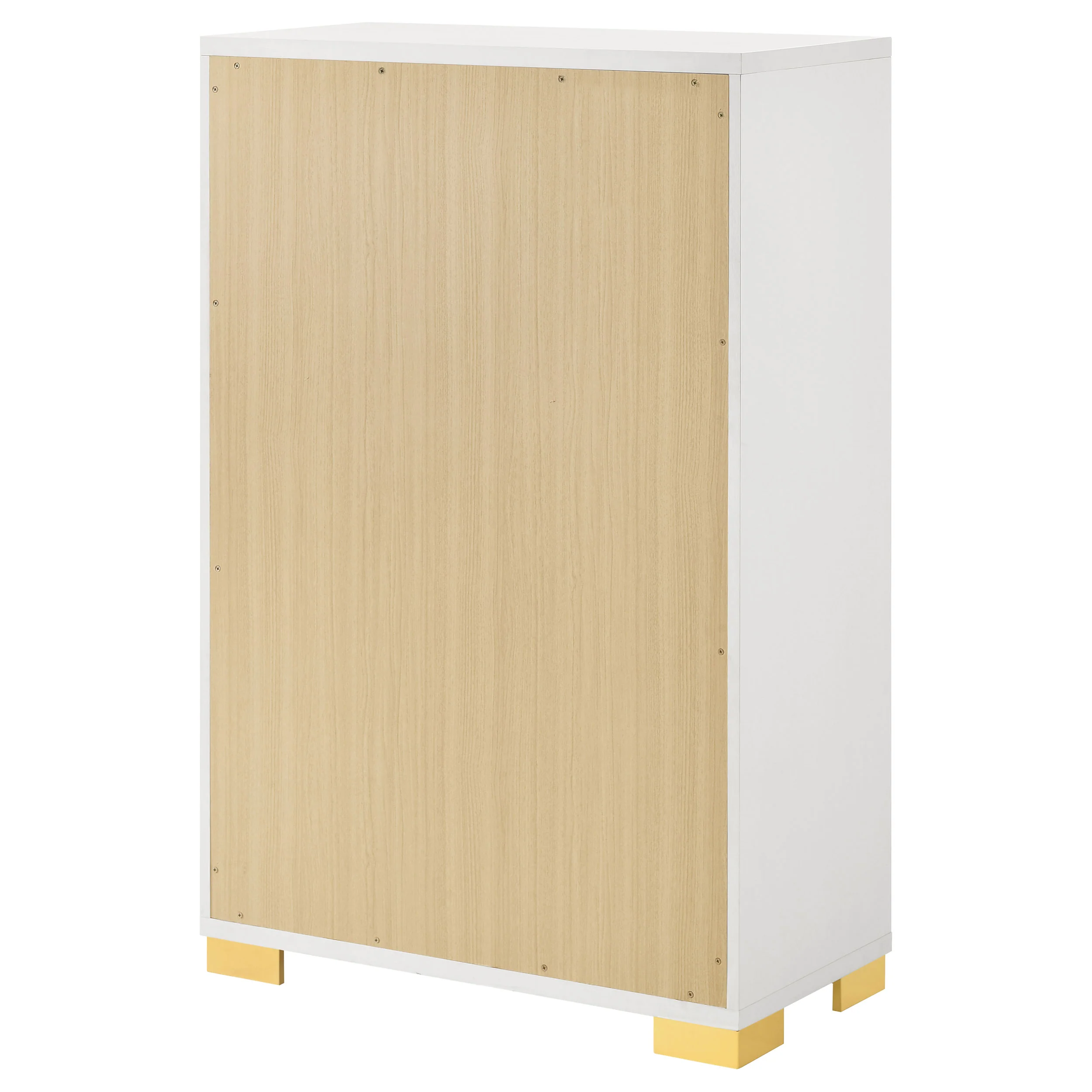 Marceline 5-Drawer Bedroom Chest in White - Image 8