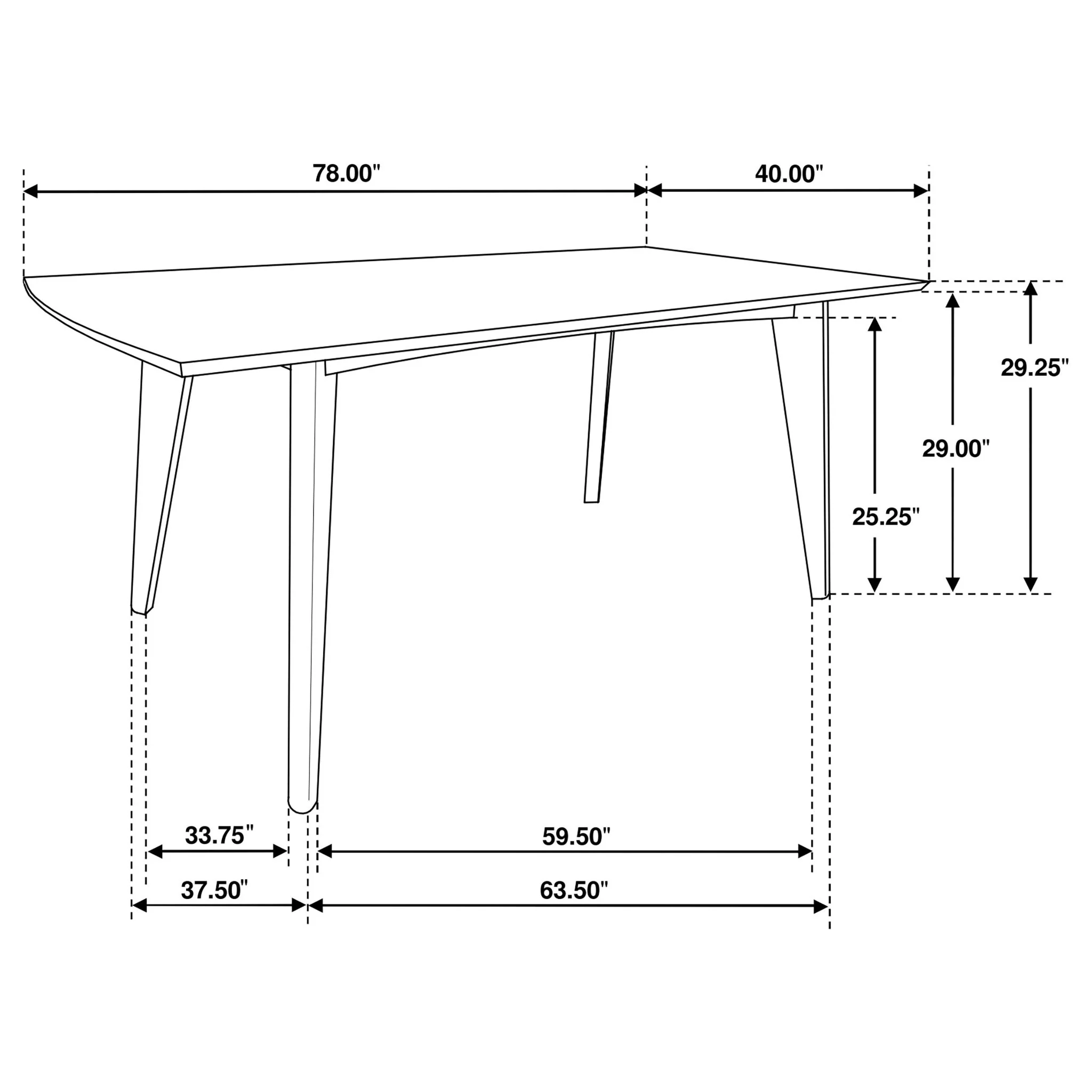 Marcella - Rectangle Dining Table With Leaf Extension - Dark Walnut - Image 2