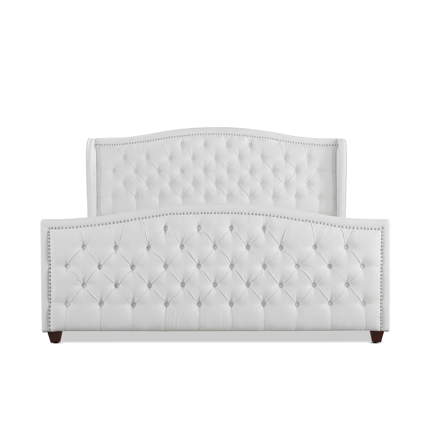 Marcella - Upholstered Shelter Headboard Bed Set - Image 66