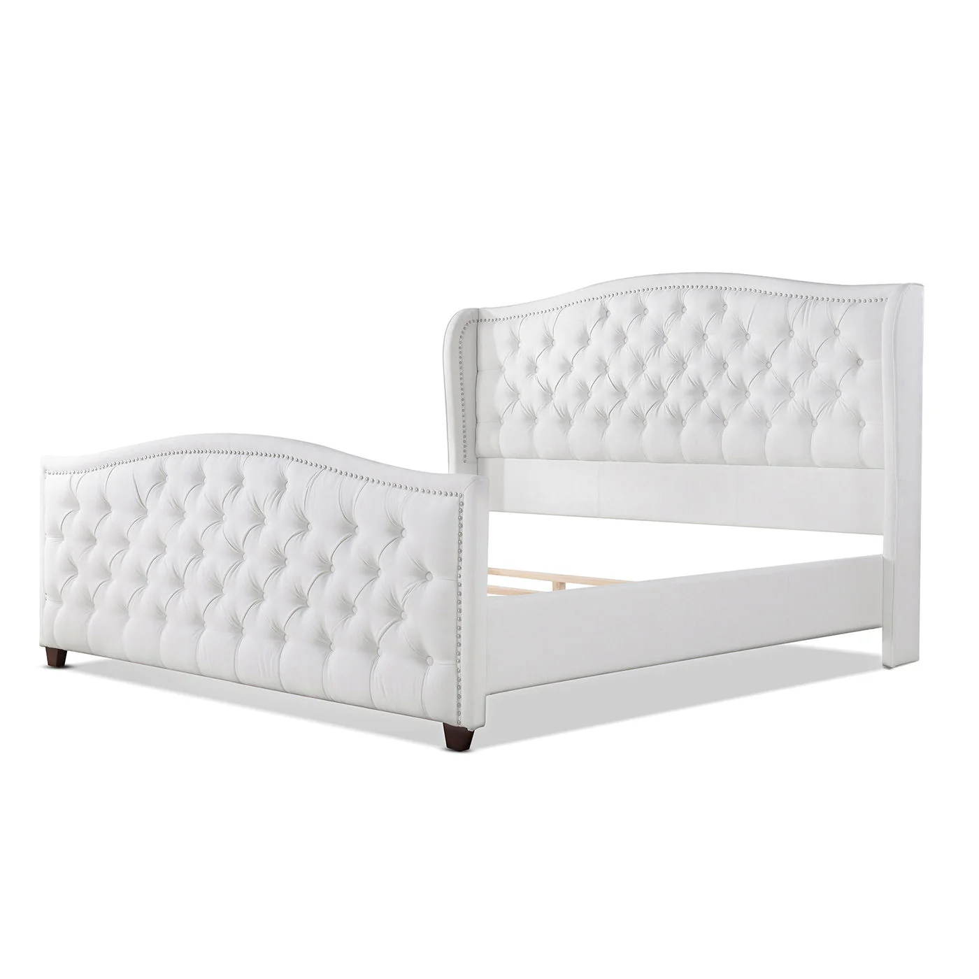 Marcella - Upholstered Shelter Headboard Bed Set - Image 69