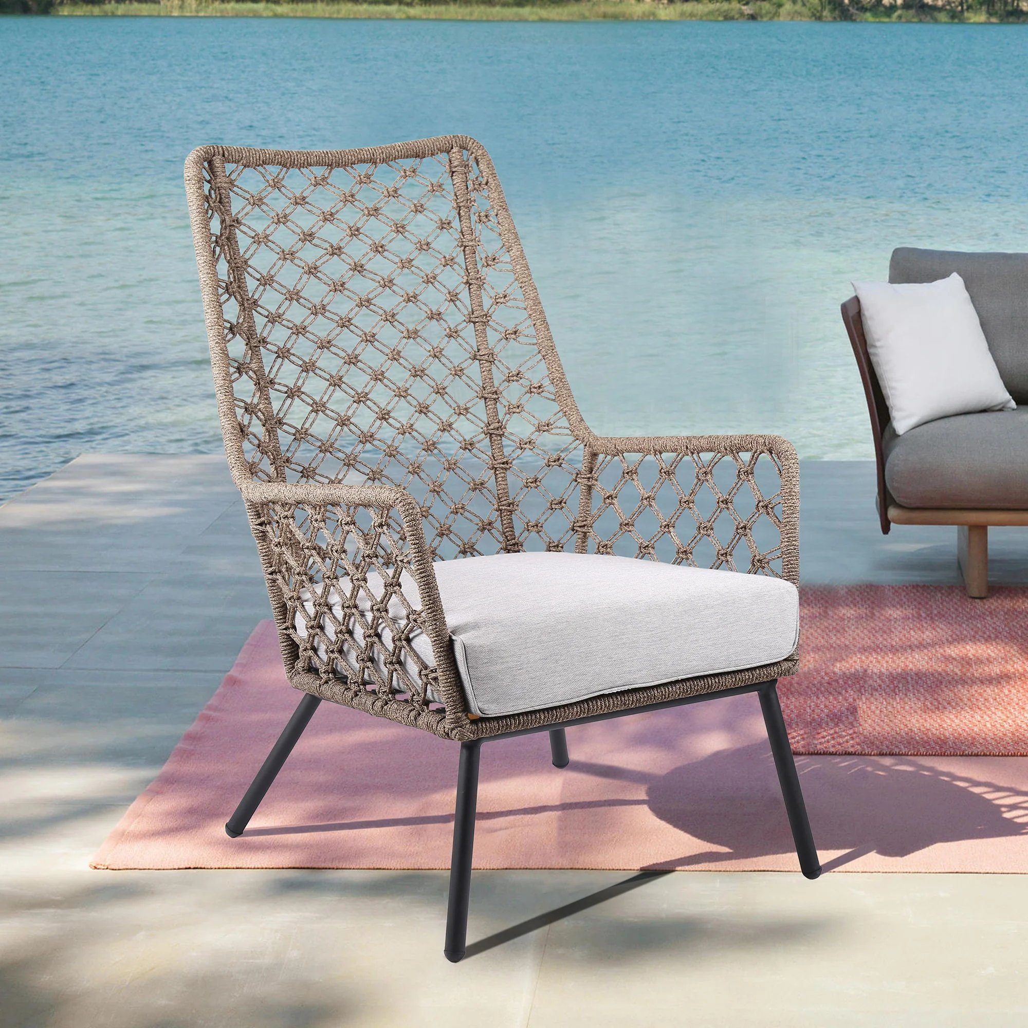 Marco - Indoor / Outdoor Steel Lounge Chair - Image 11