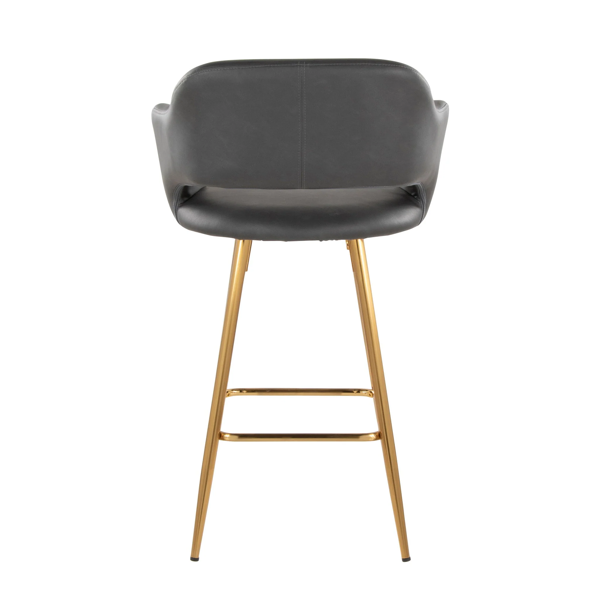 Margarite - Contemporary Fixed Height Counter Stool With Footrest (Set of 2) With Square - Image 16