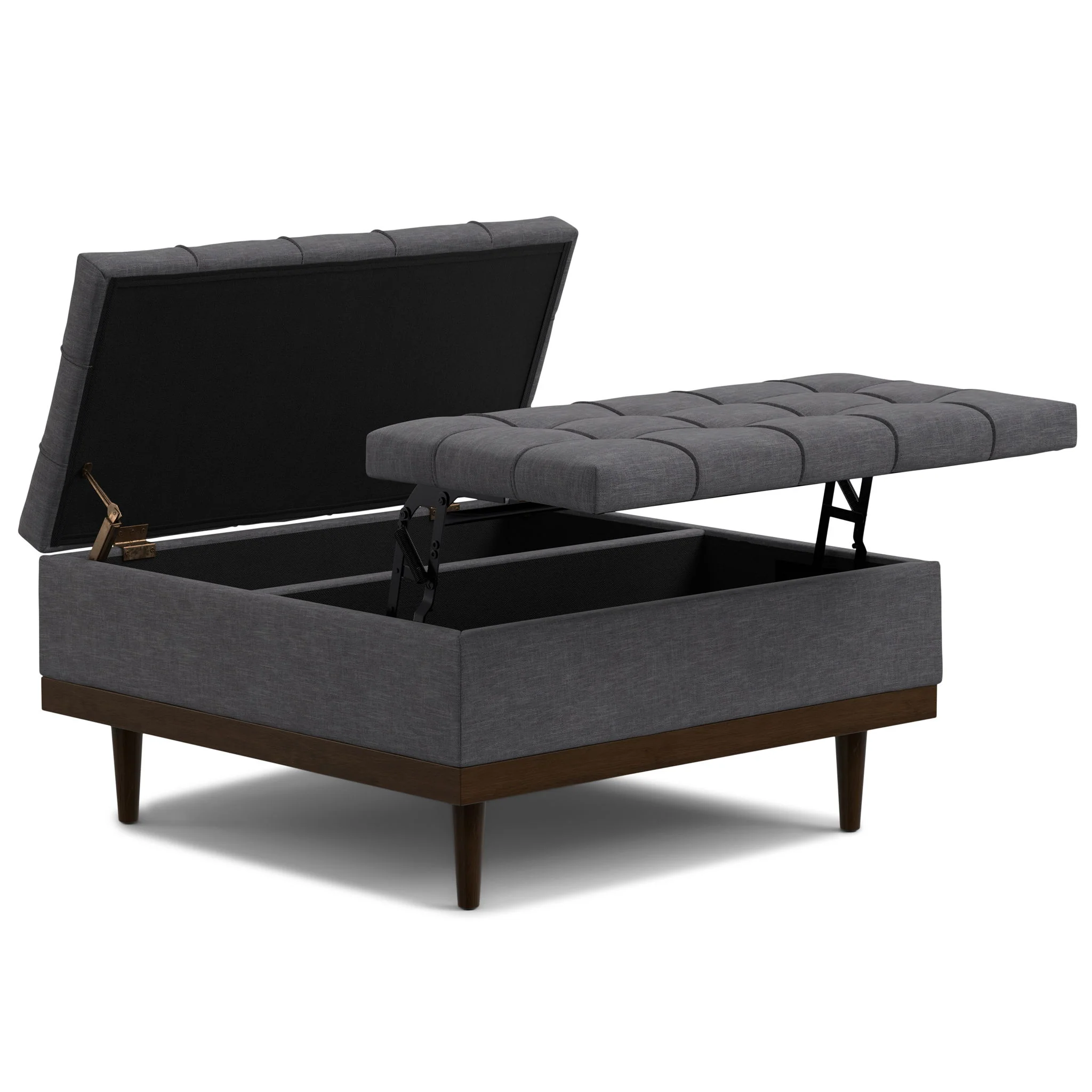 Mariah - Upholstered Lift Top Table Storage Ottoman - Image 8