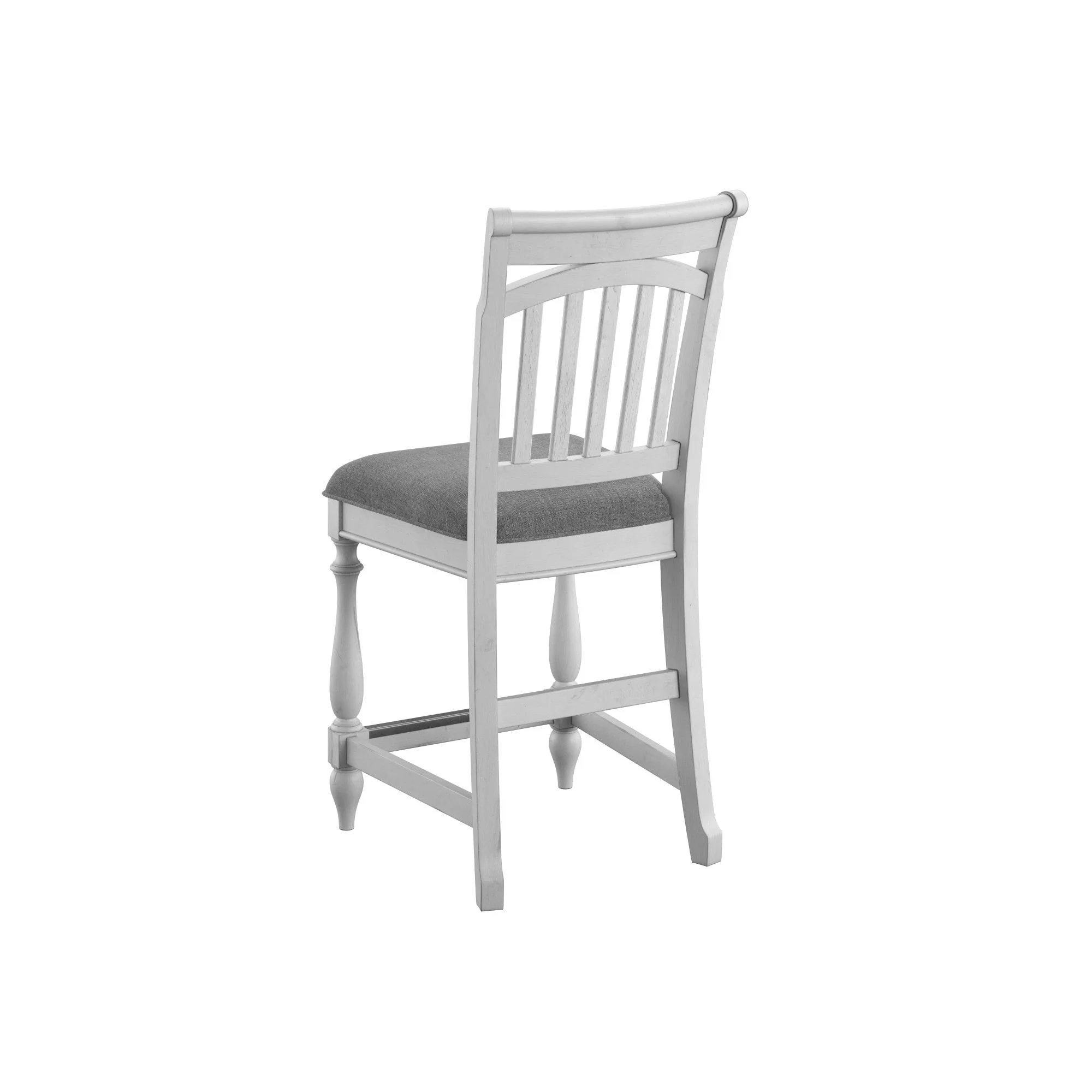 Slat Back Barstools (Set of 2) - Gray - Image 7