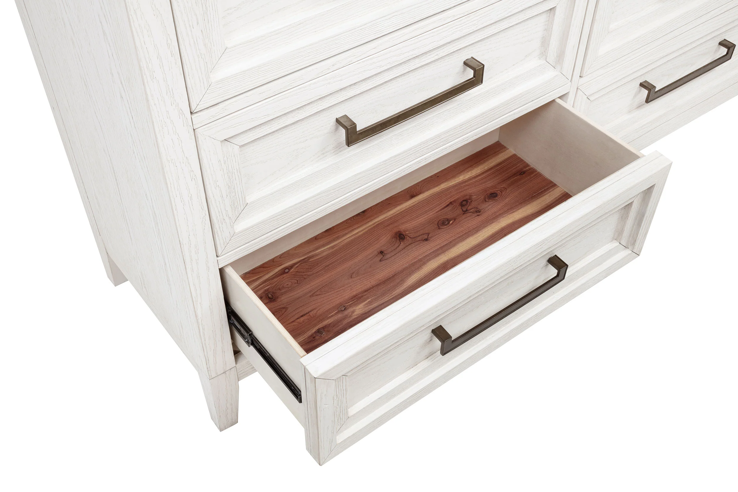 Marielle 6-Drawer Bedroom Dresser Distressed White - Image 15