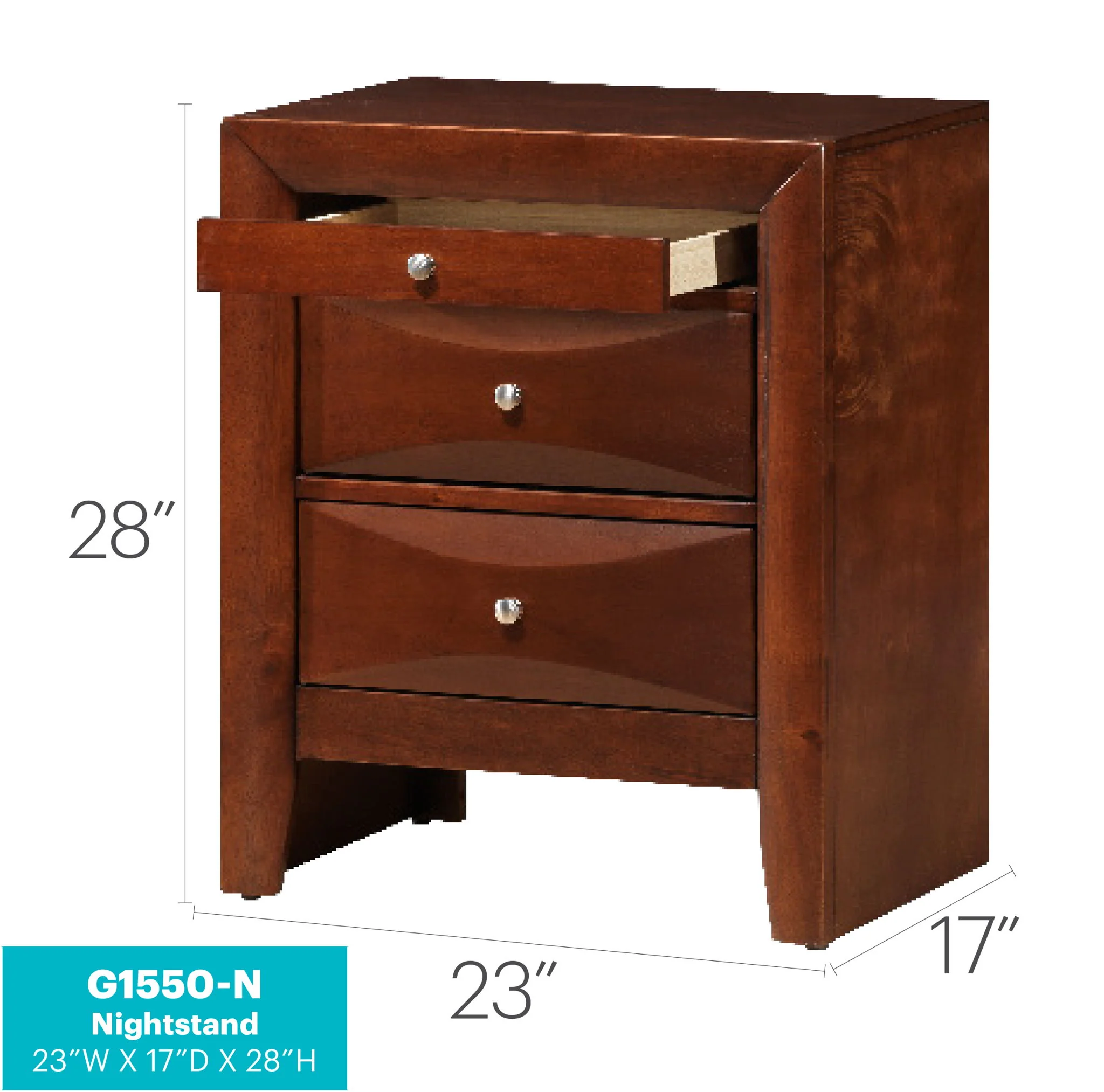 Modern Design Nightstand - Image 11